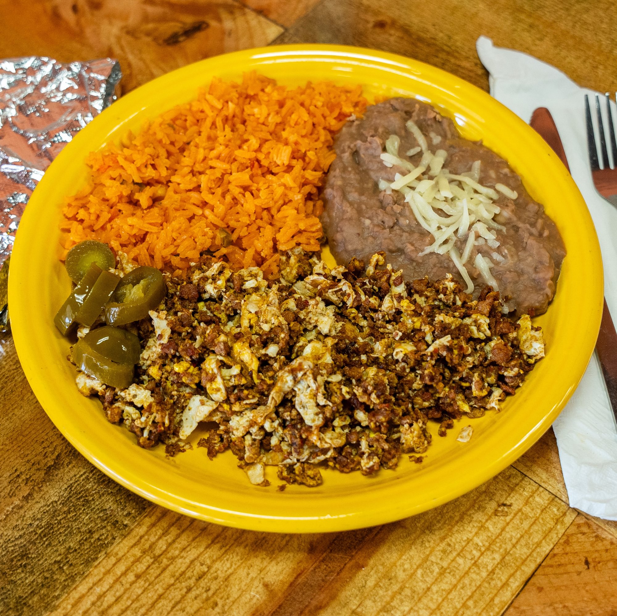 Huevos Con Chorizo