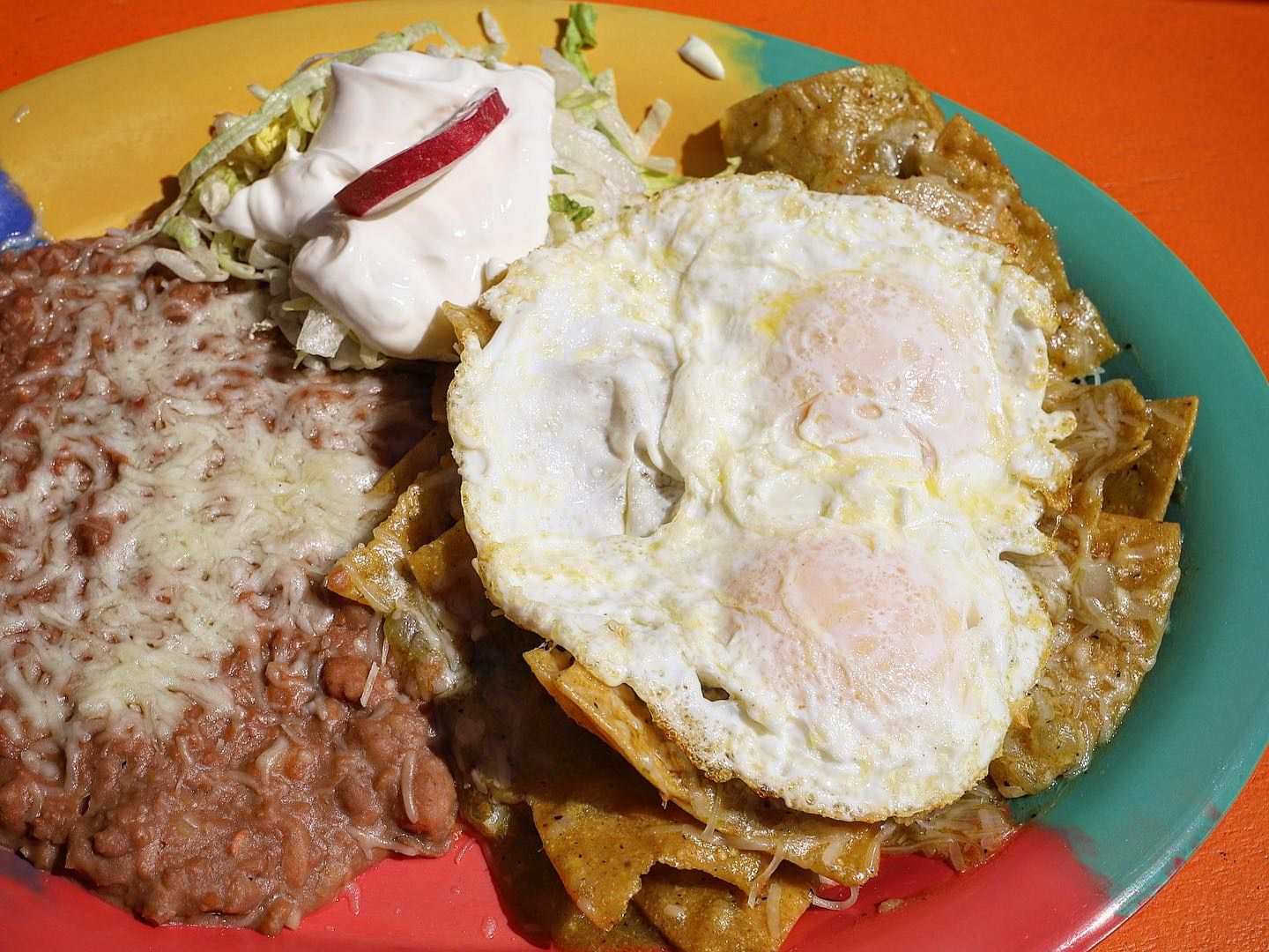 Chilaquiles Con Huevos