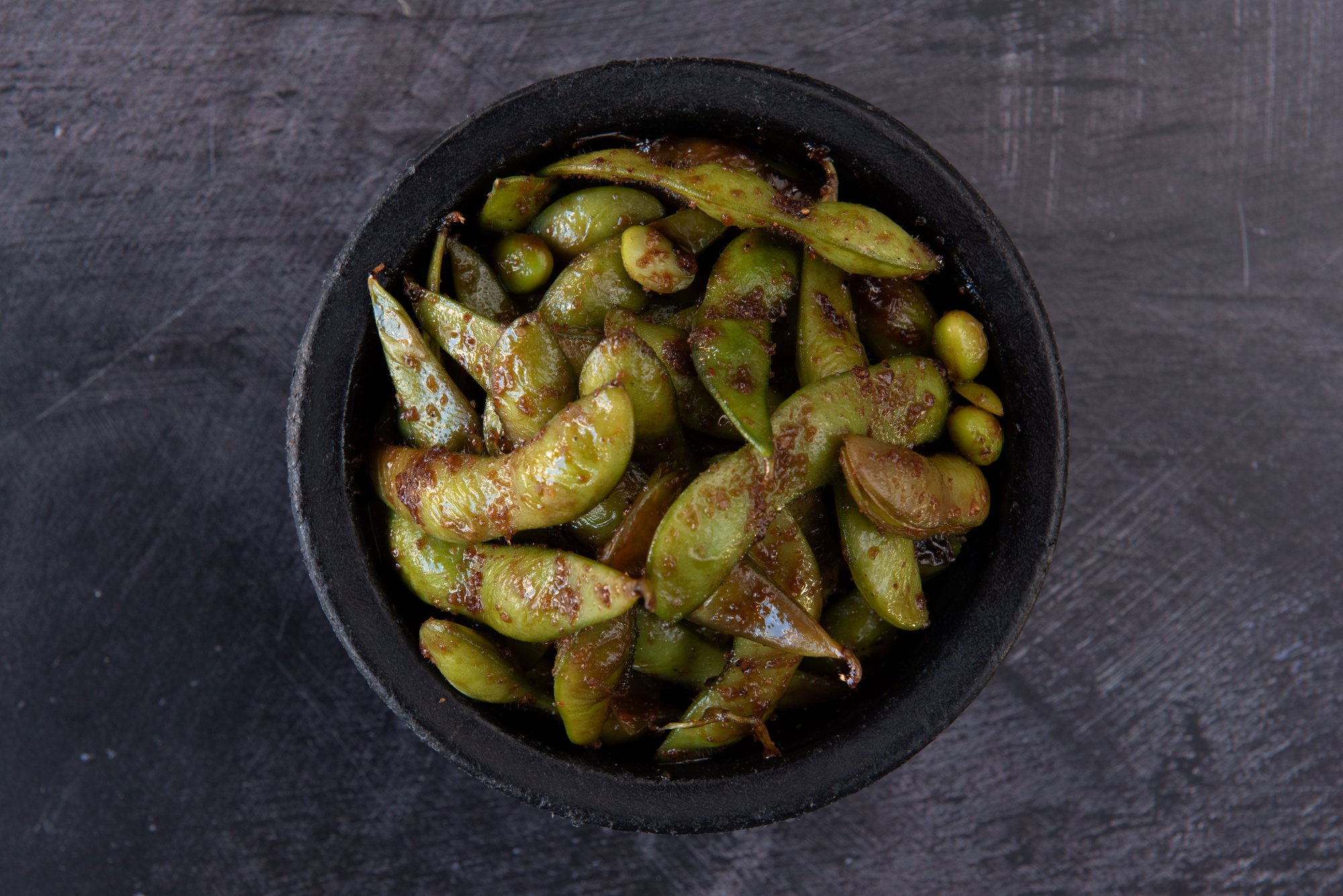 Garlic Edamame