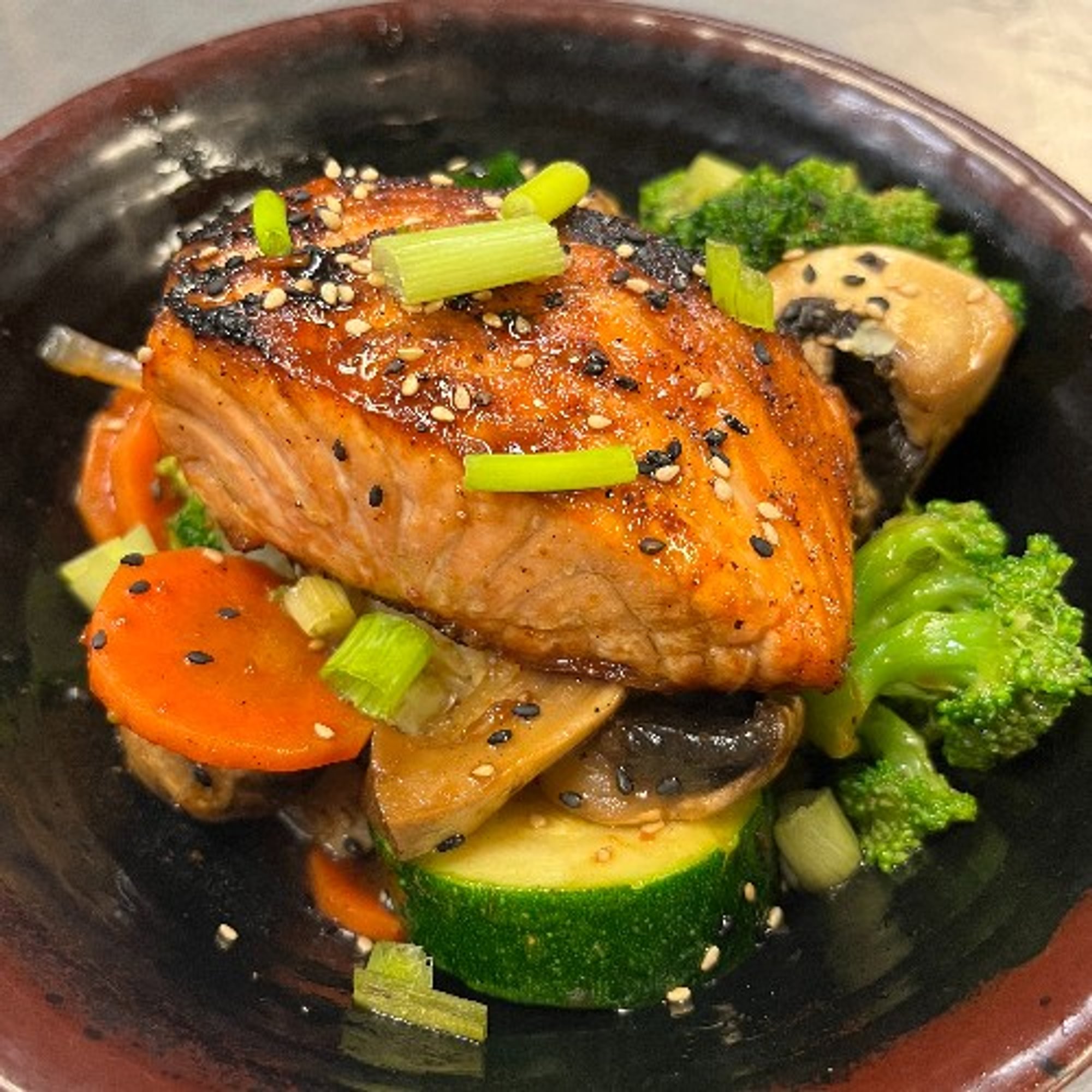 Lunch Salmon Teriyaki