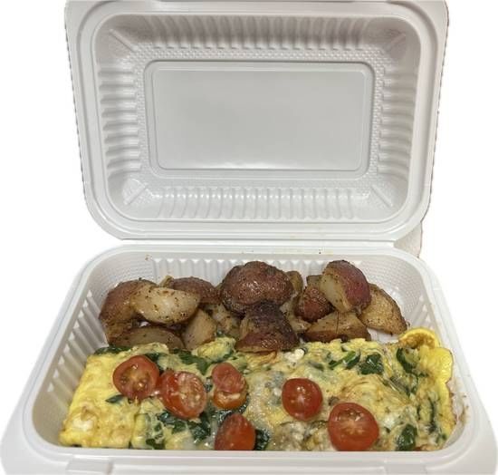 Farmers Crumbled Blue Cheese Omelette