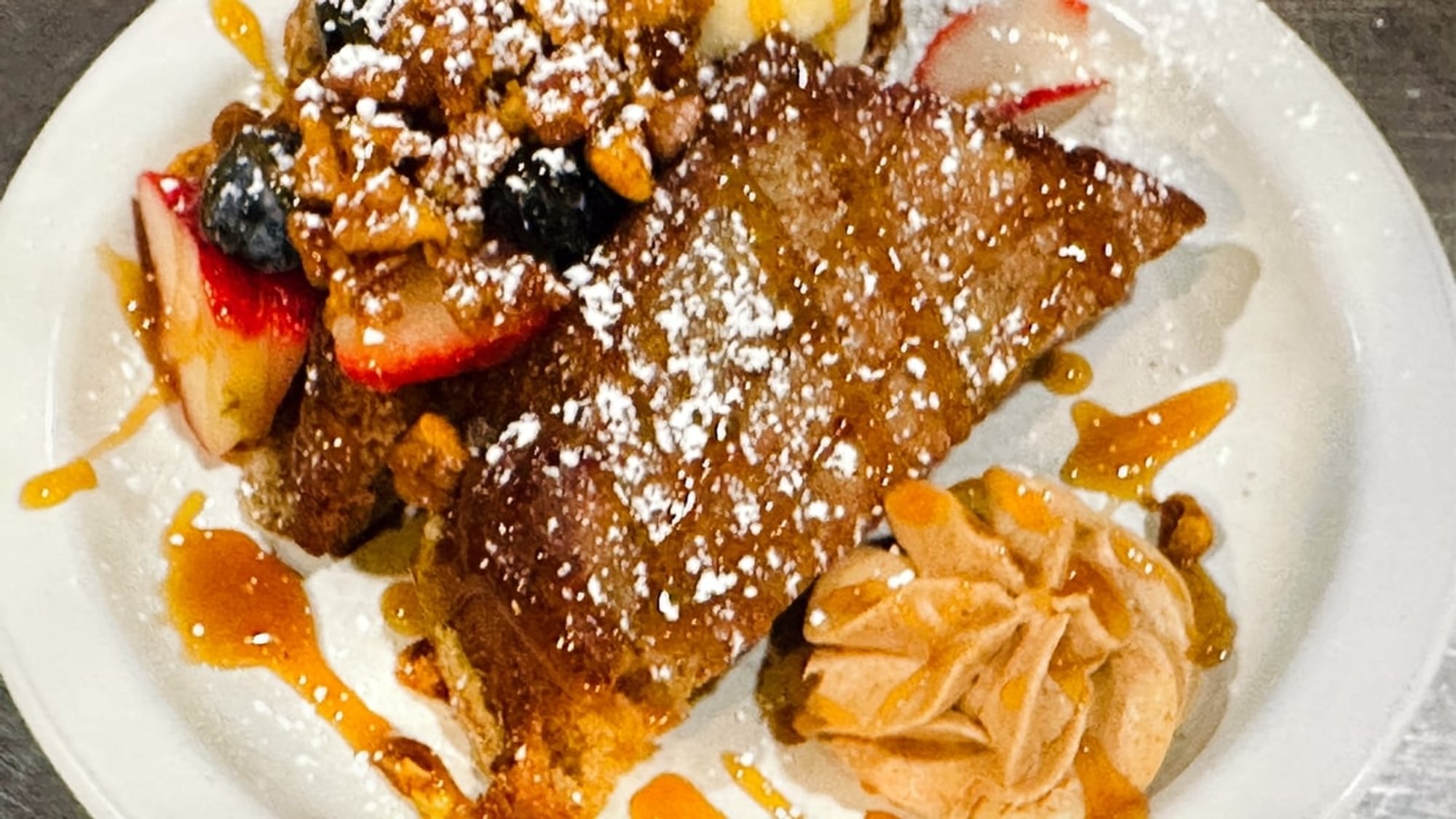 Side Banana Bread French Toast
