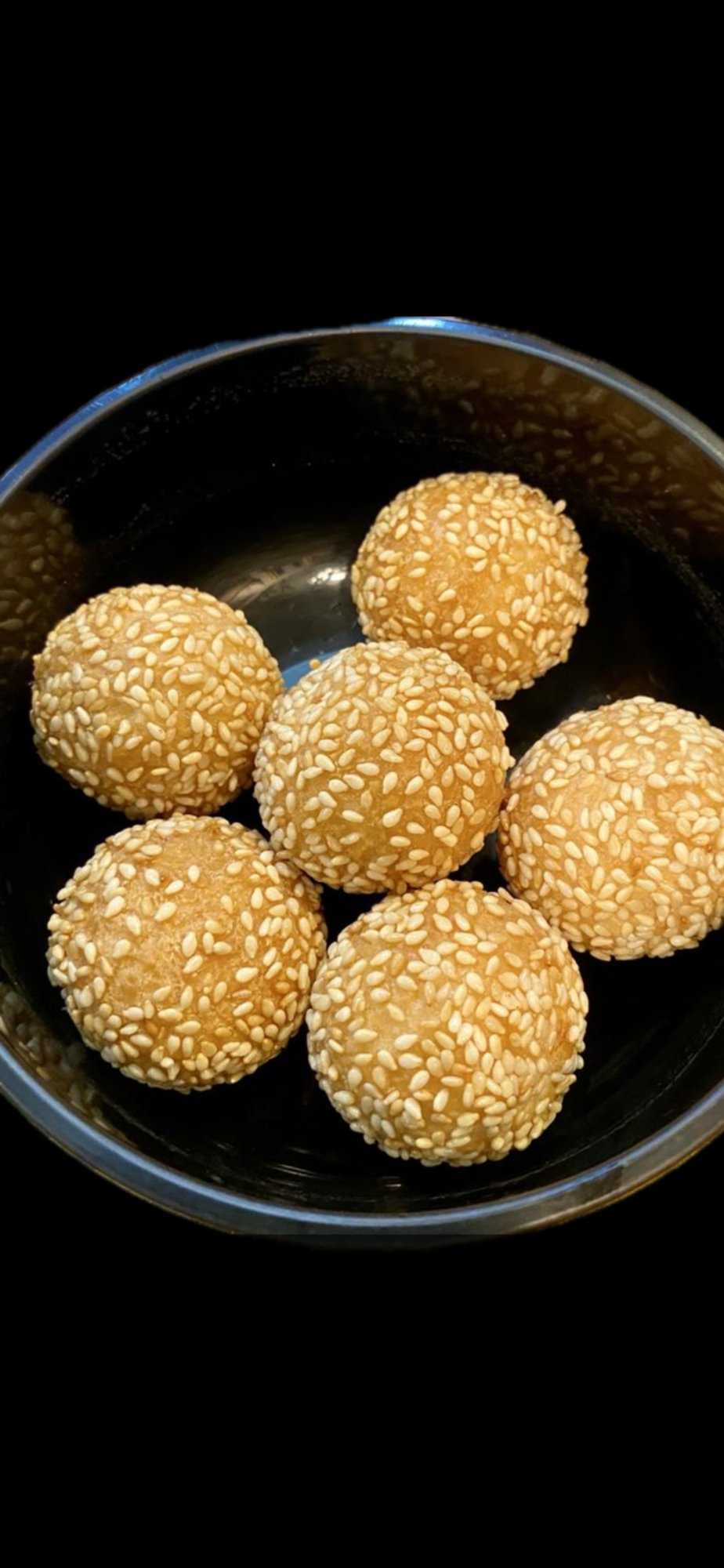 Fried Sesame Balls with Red Bean Paste -12pc