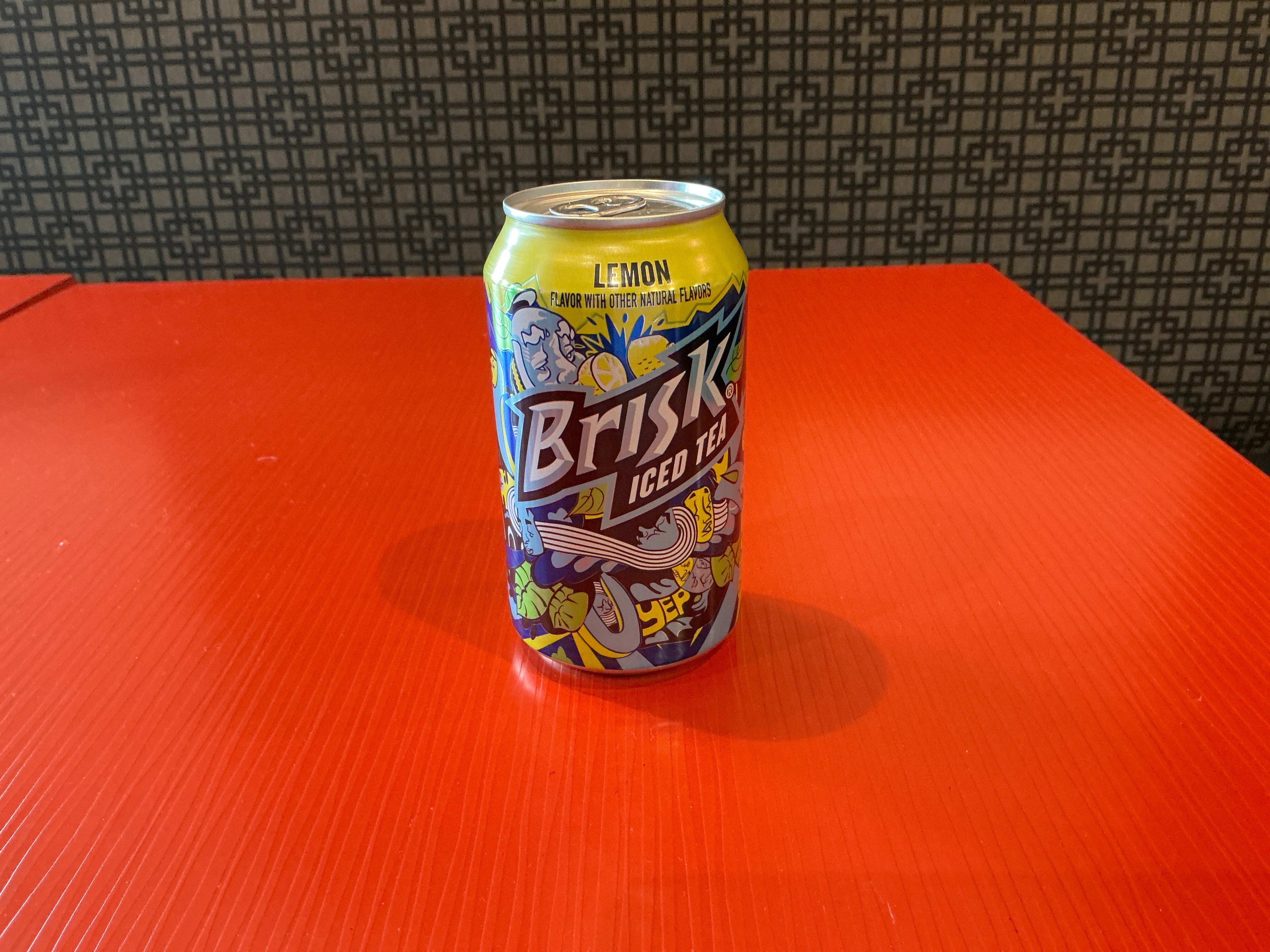 Can Brisk Iced Tea