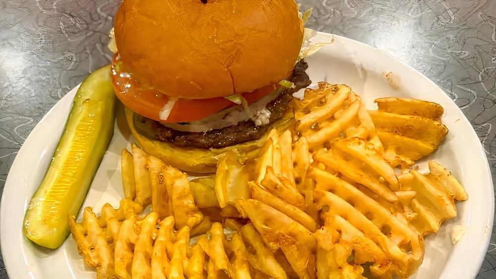 Black and Bleu Burger