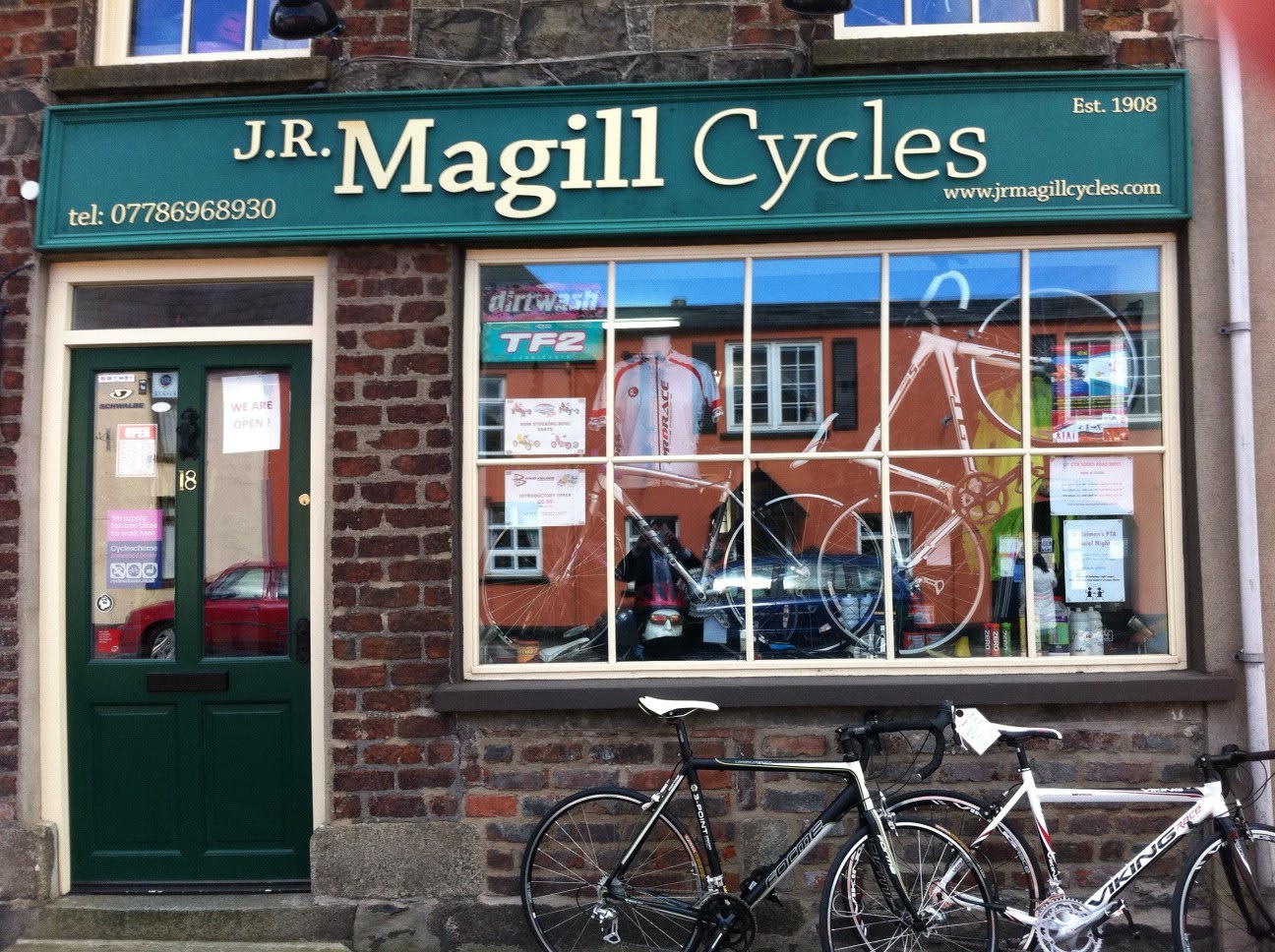 JR Magill Cycles, Dromore Bike Shop Northern Ireland