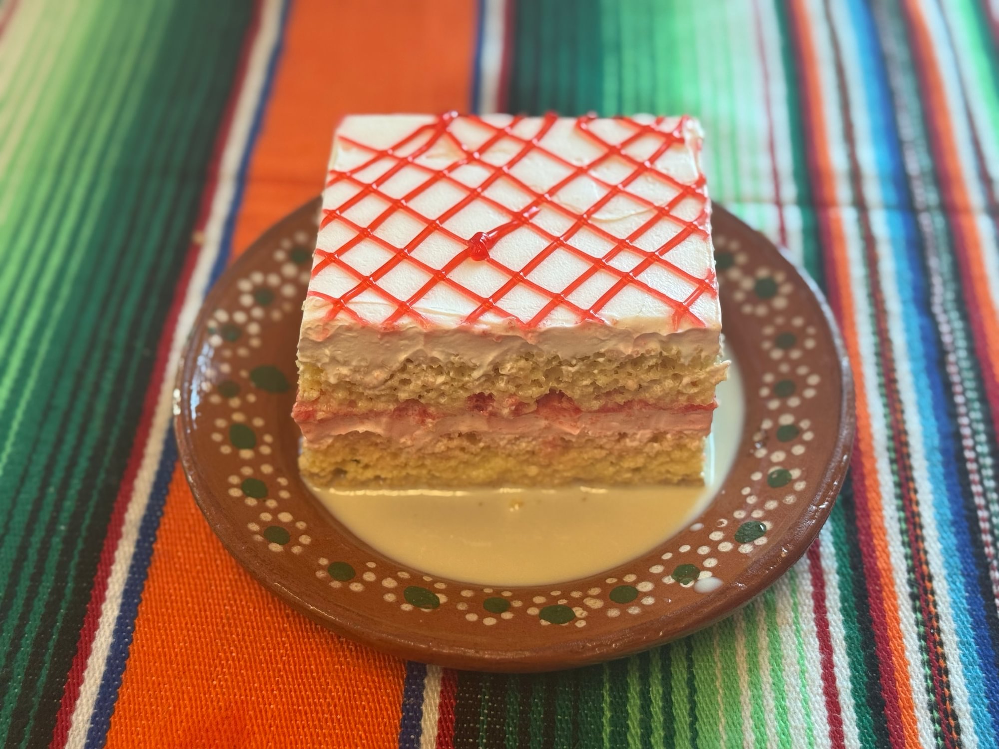 Tres Leches Cake Strawberry/ Fresa