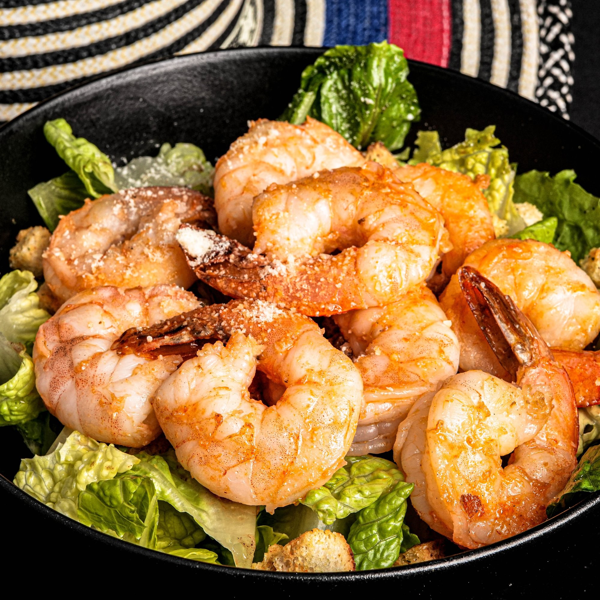 Ensalada Con Camarones