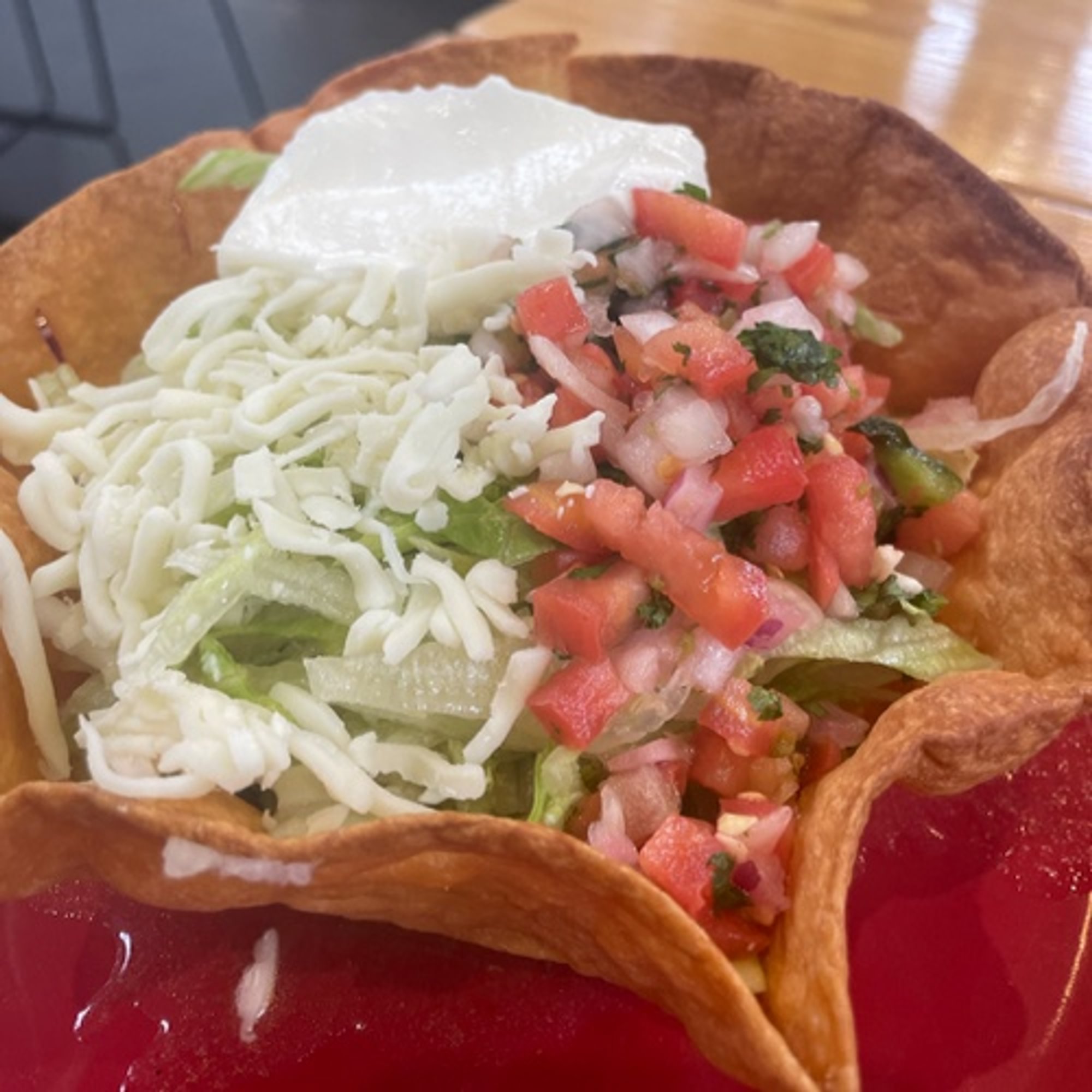 Taco Salad Shredded Chicken