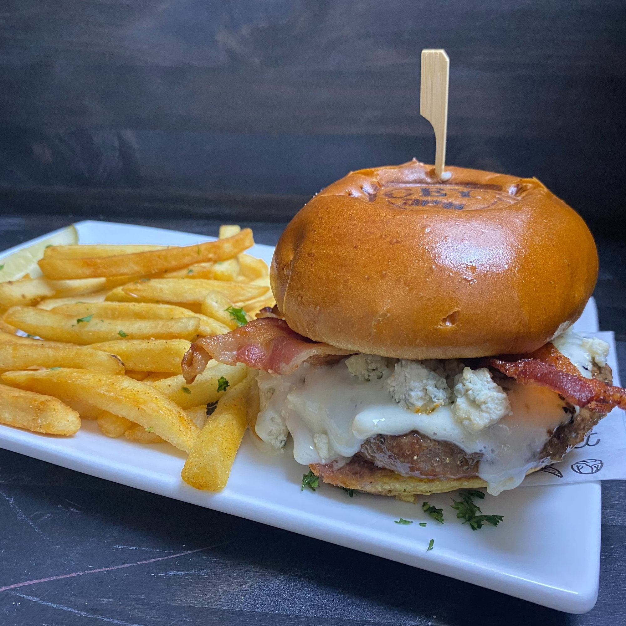 Big Bleu Burger*