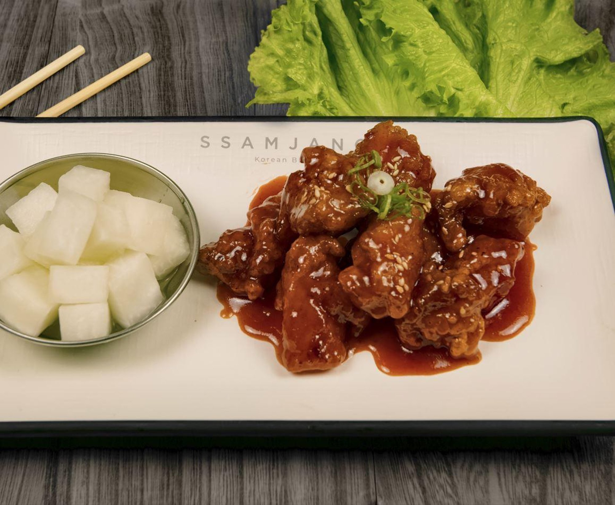 Sweet Crispy Korean Fried Chicken (Dakgangjeong)