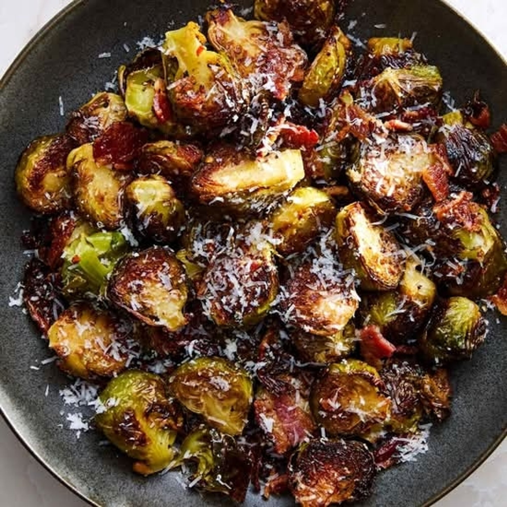 Fried brussel sprouts