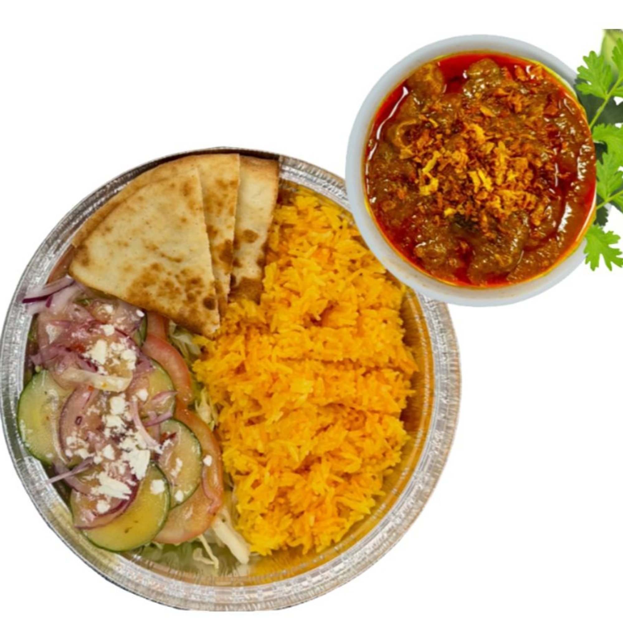 Lamb Curry Platter