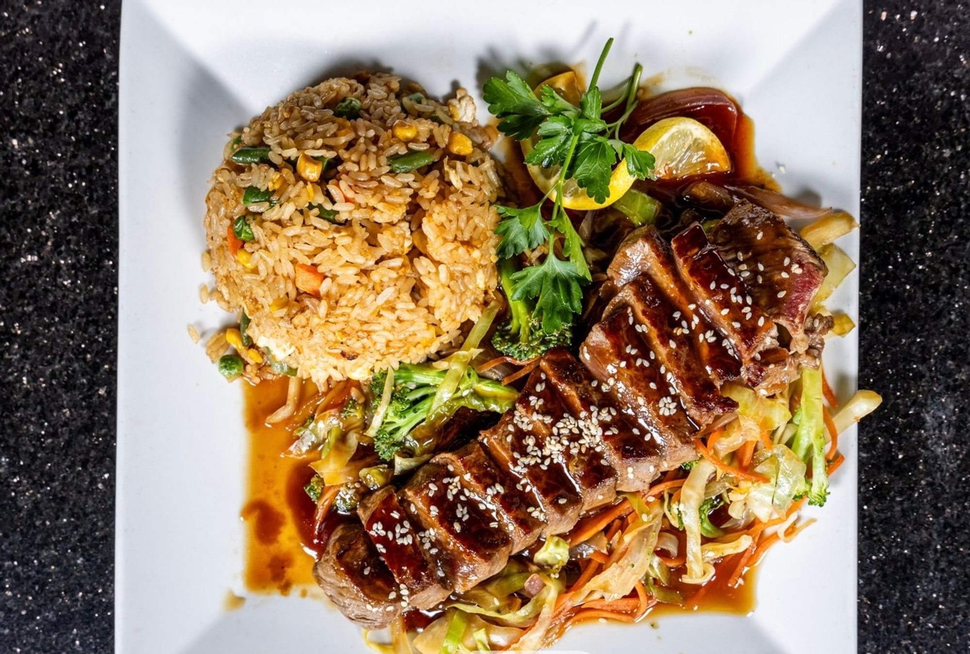 NY Strip Teriyaki