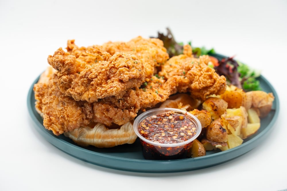 Fried Chicken Croffle