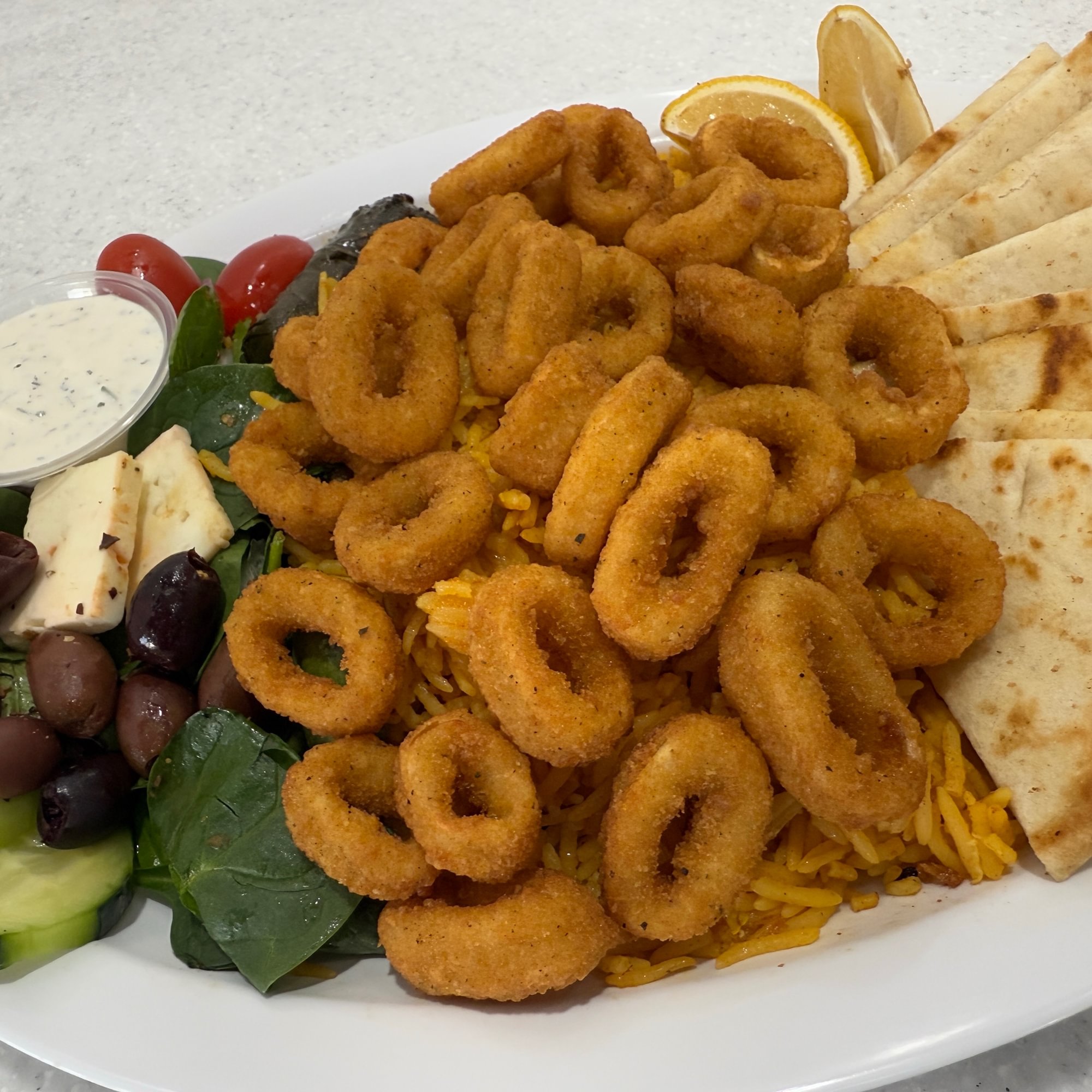 Fried Calamari Platter
