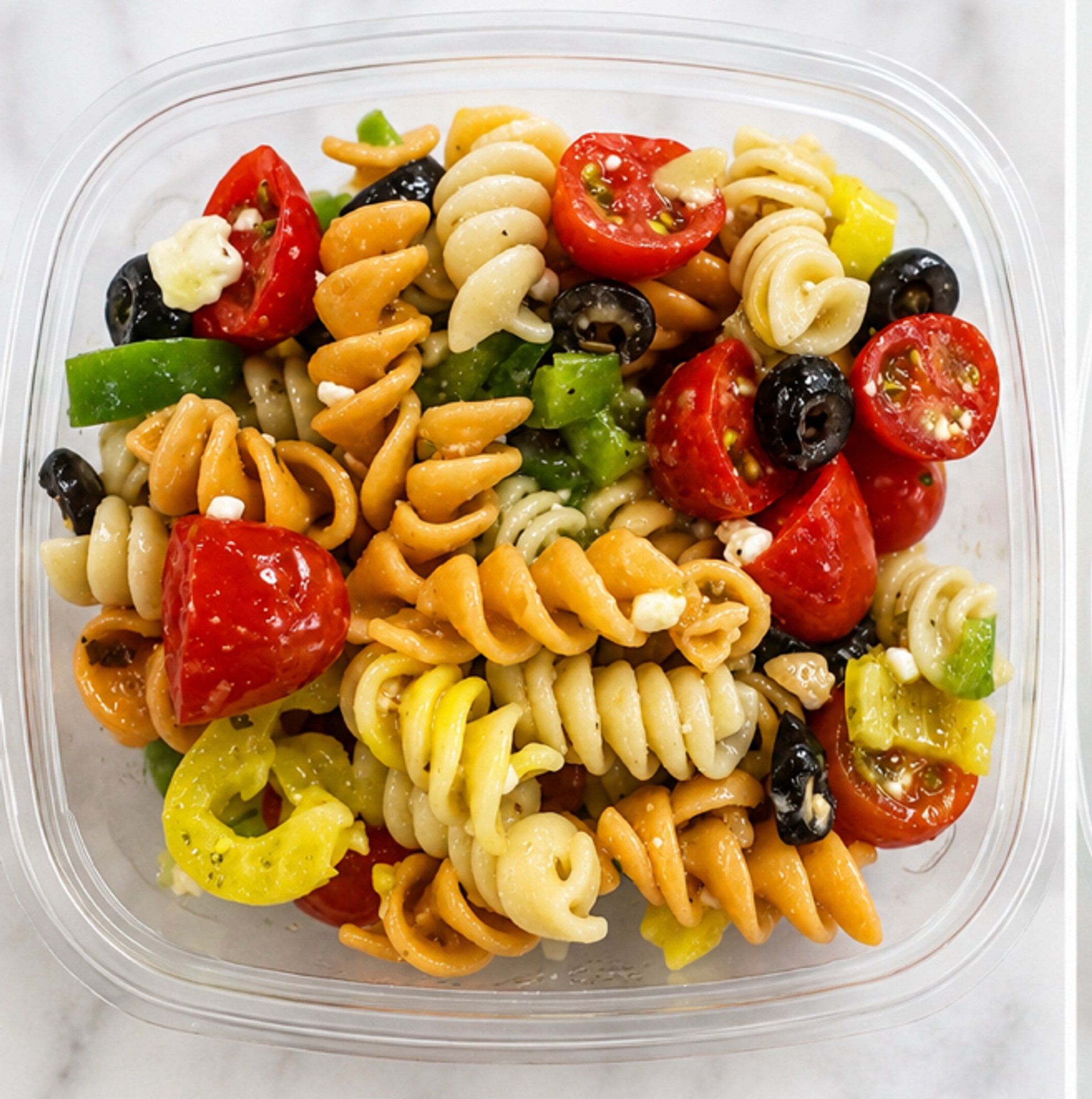 Homemade Greek Pasta Salad