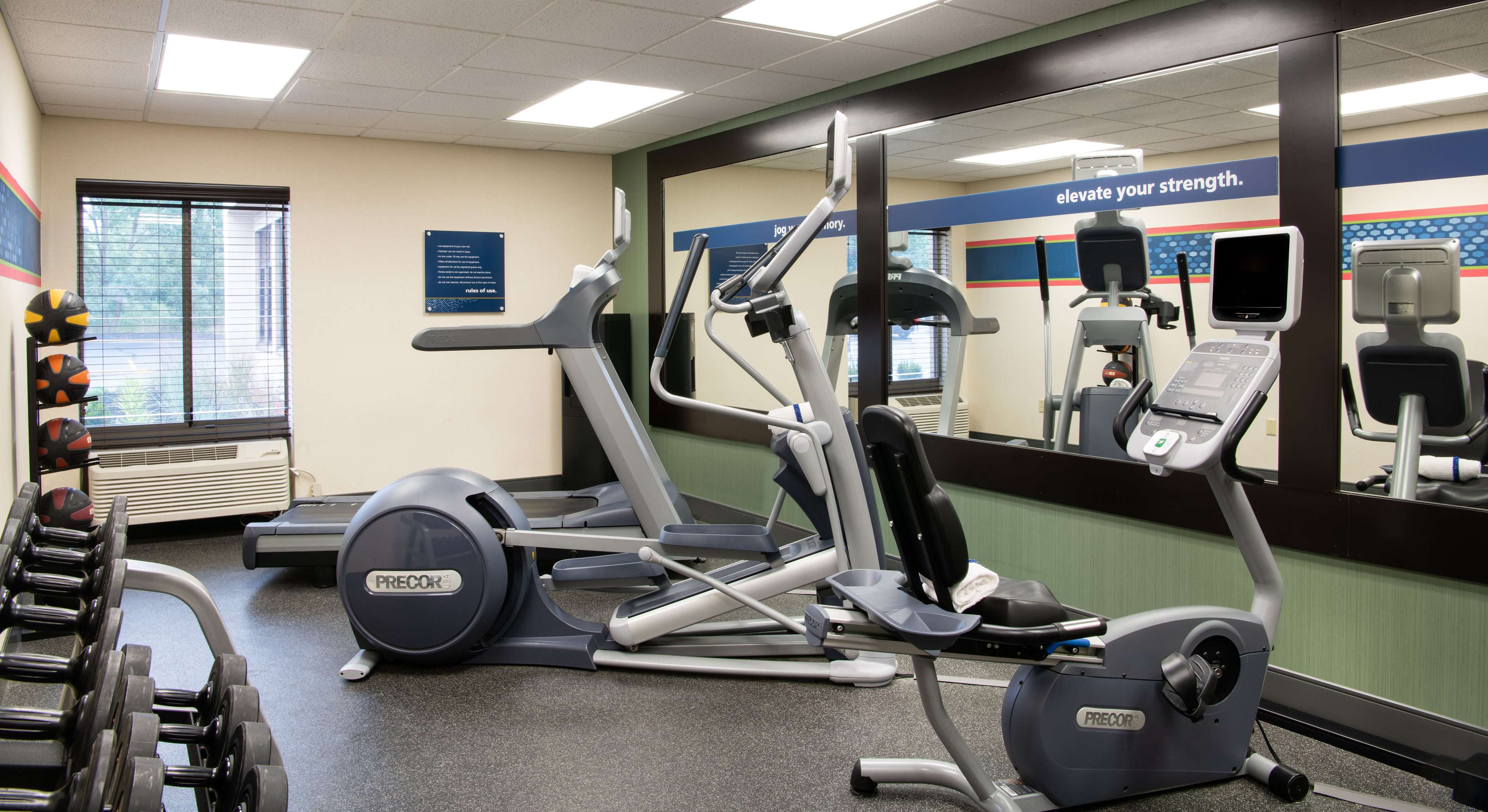 Health club  fitness center  gym