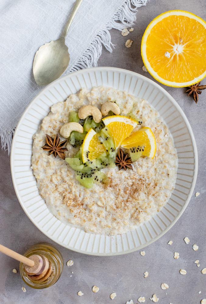 Enjoy breakfast all day with a customized fruit & oatmeal bowl