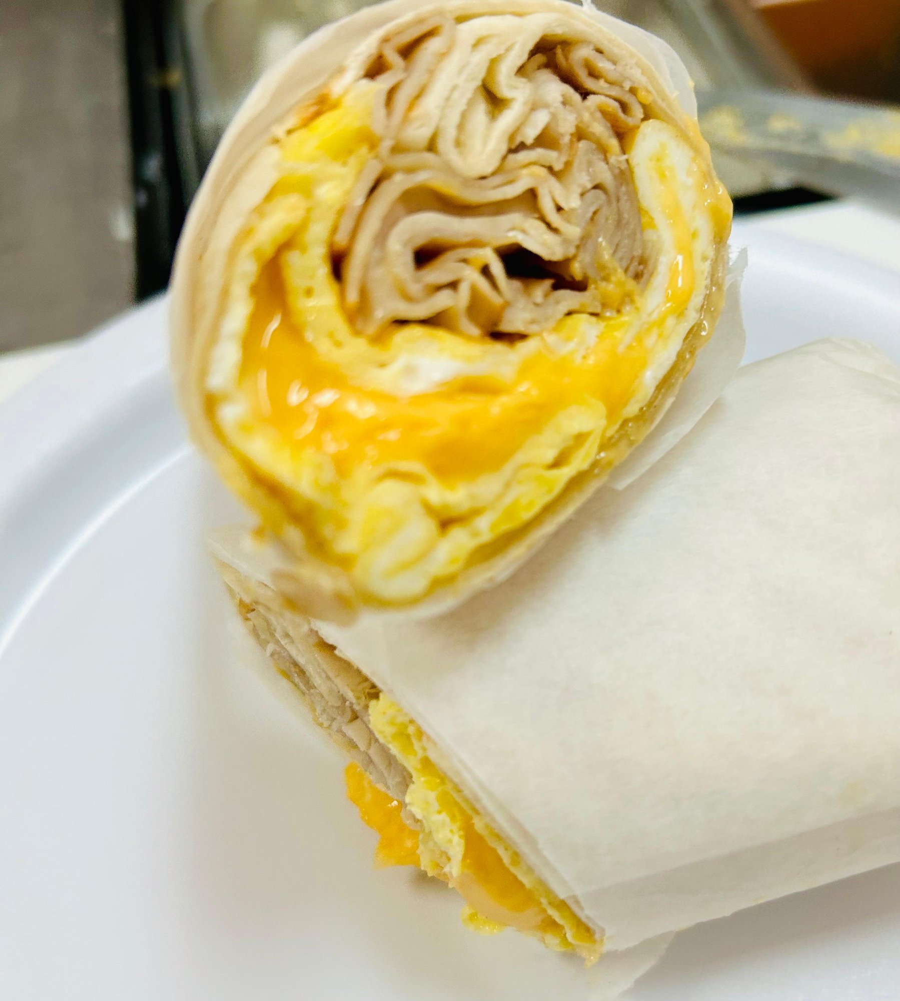 Turkey Egg & Cheese Wrap