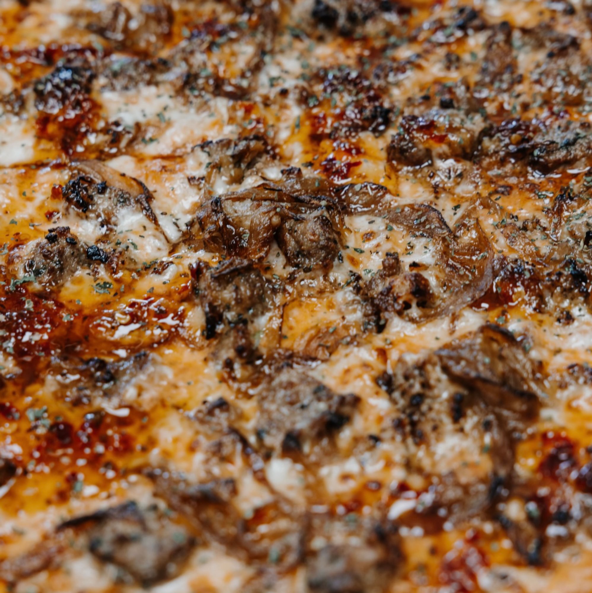 Hot Honey Meatball Pizza 10"