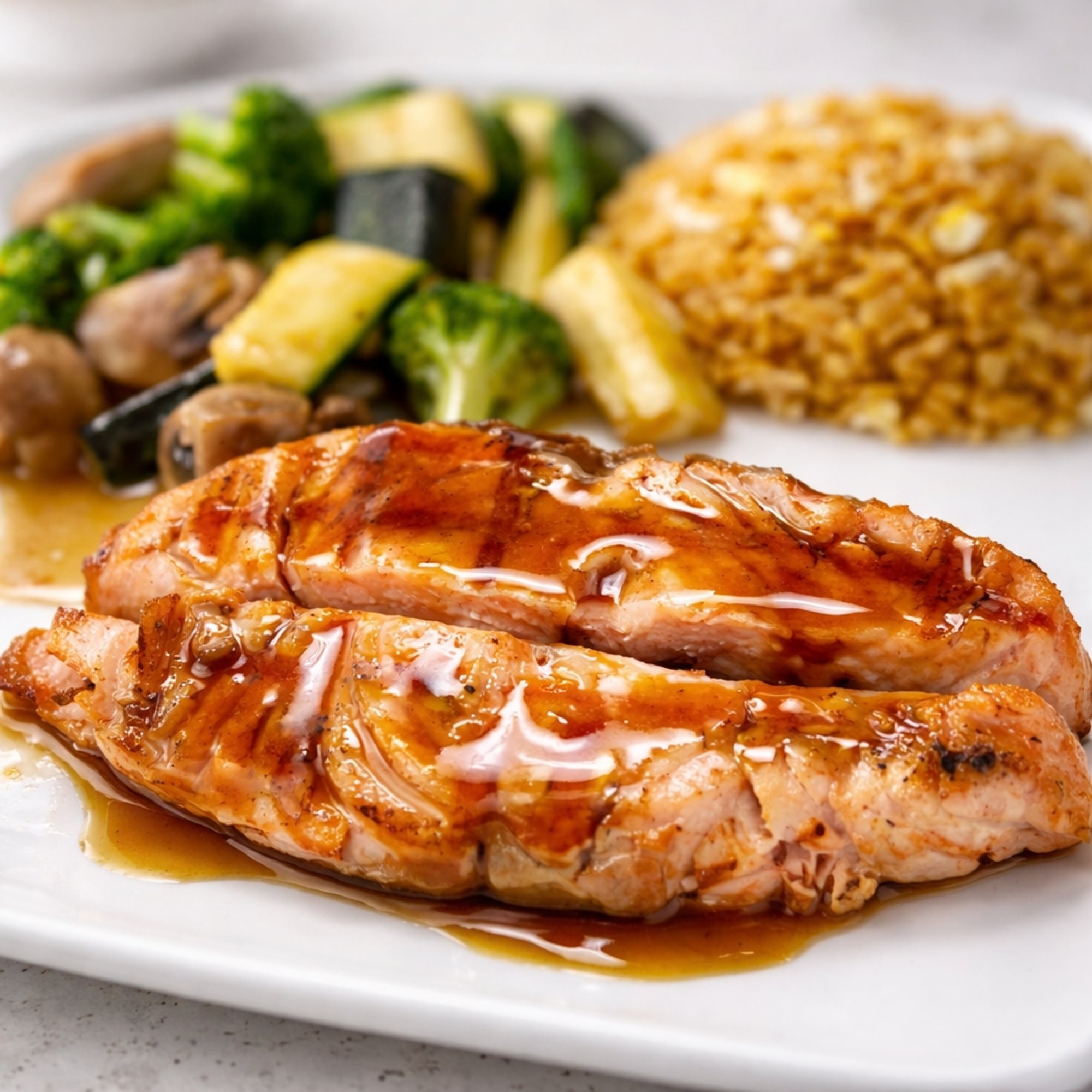 Hibachi Salmon