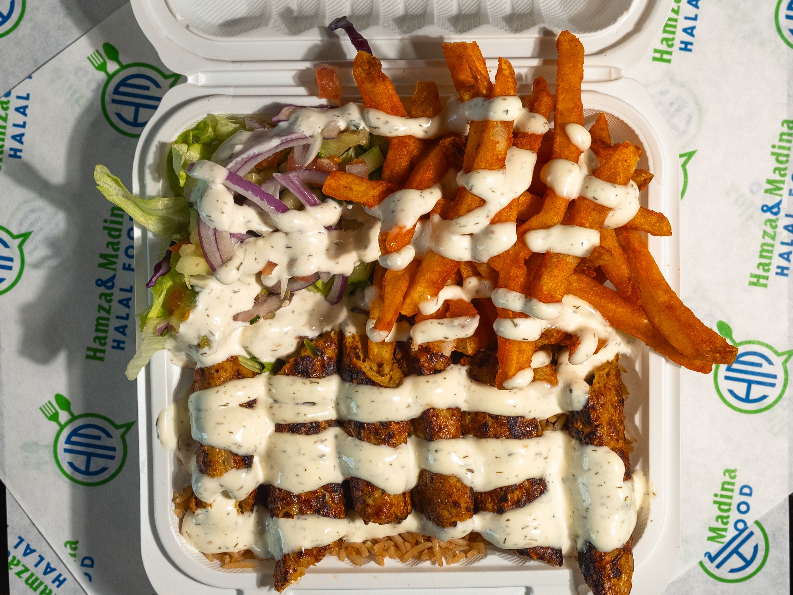 Kofta Kabab Over Rice