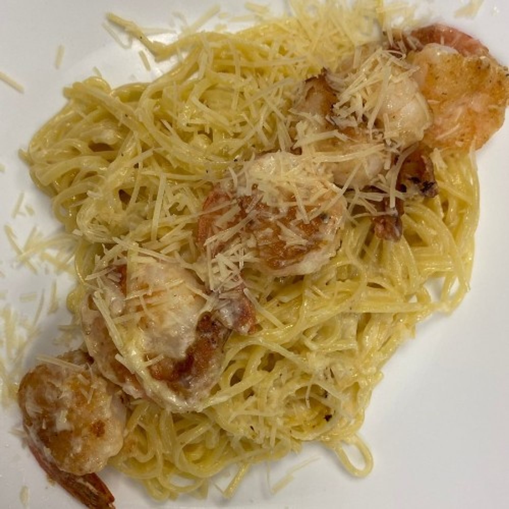 Shrimp Linguine Alfredo