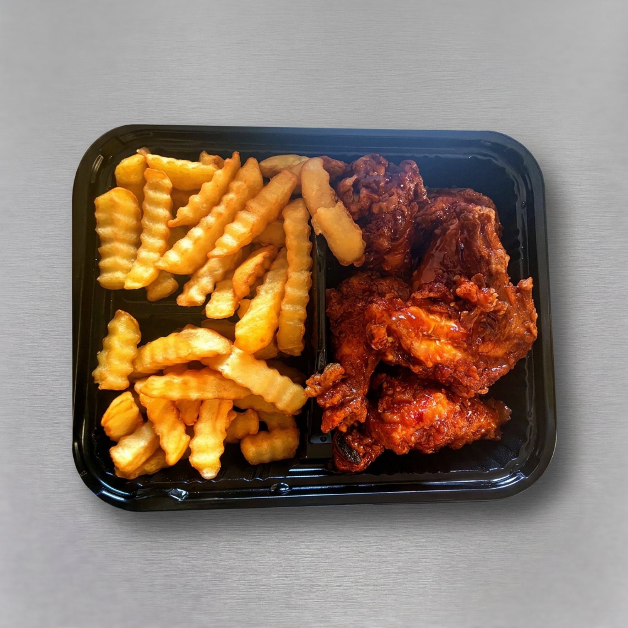 French Fries + 4 pcs Full Wing