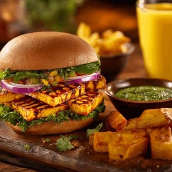 Veggie Paneer Burger