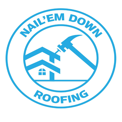 Nail&apos;Em Down Roofing Logo