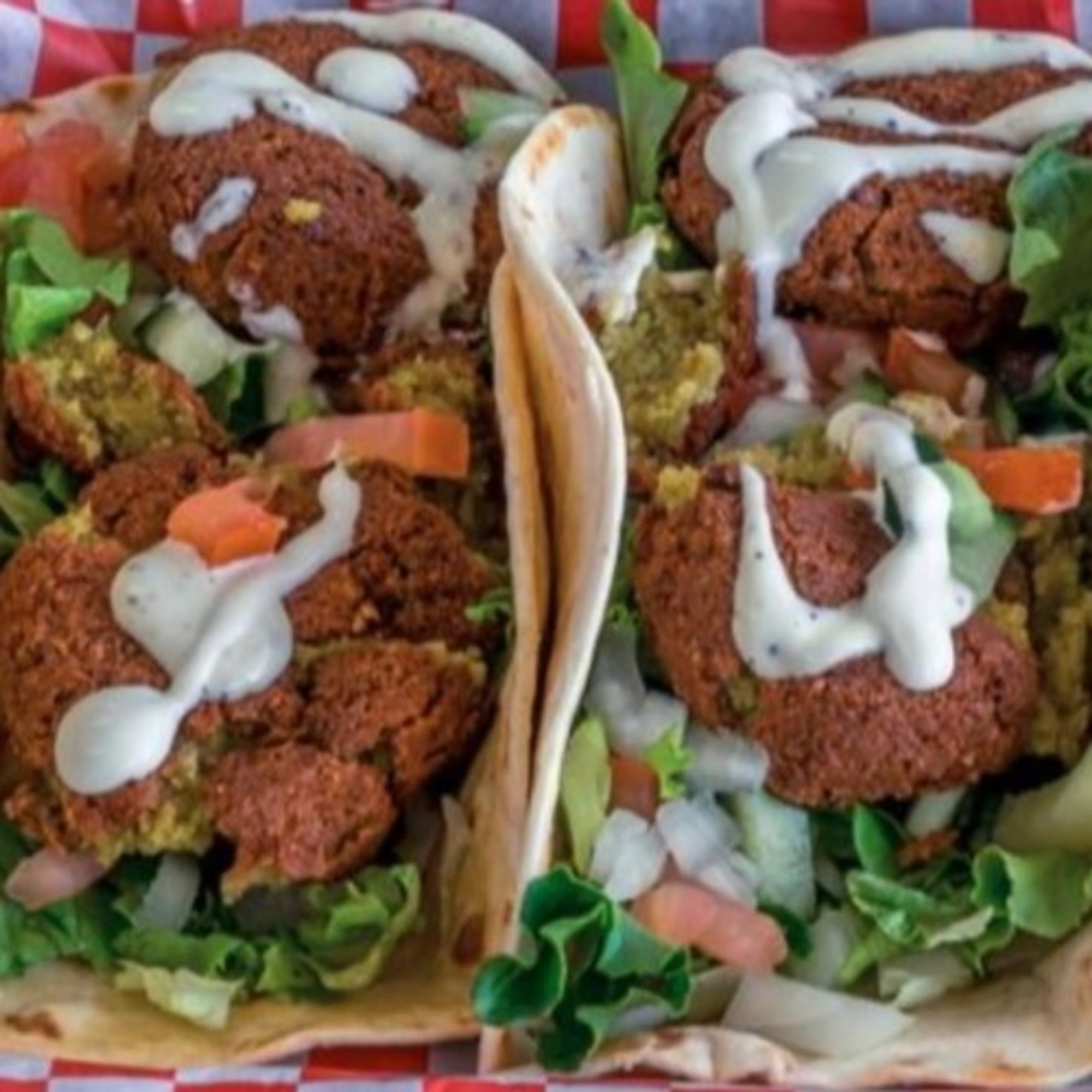 Two Falafel Tacos
