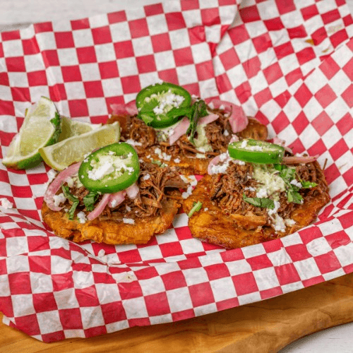 Tostones De Birria
