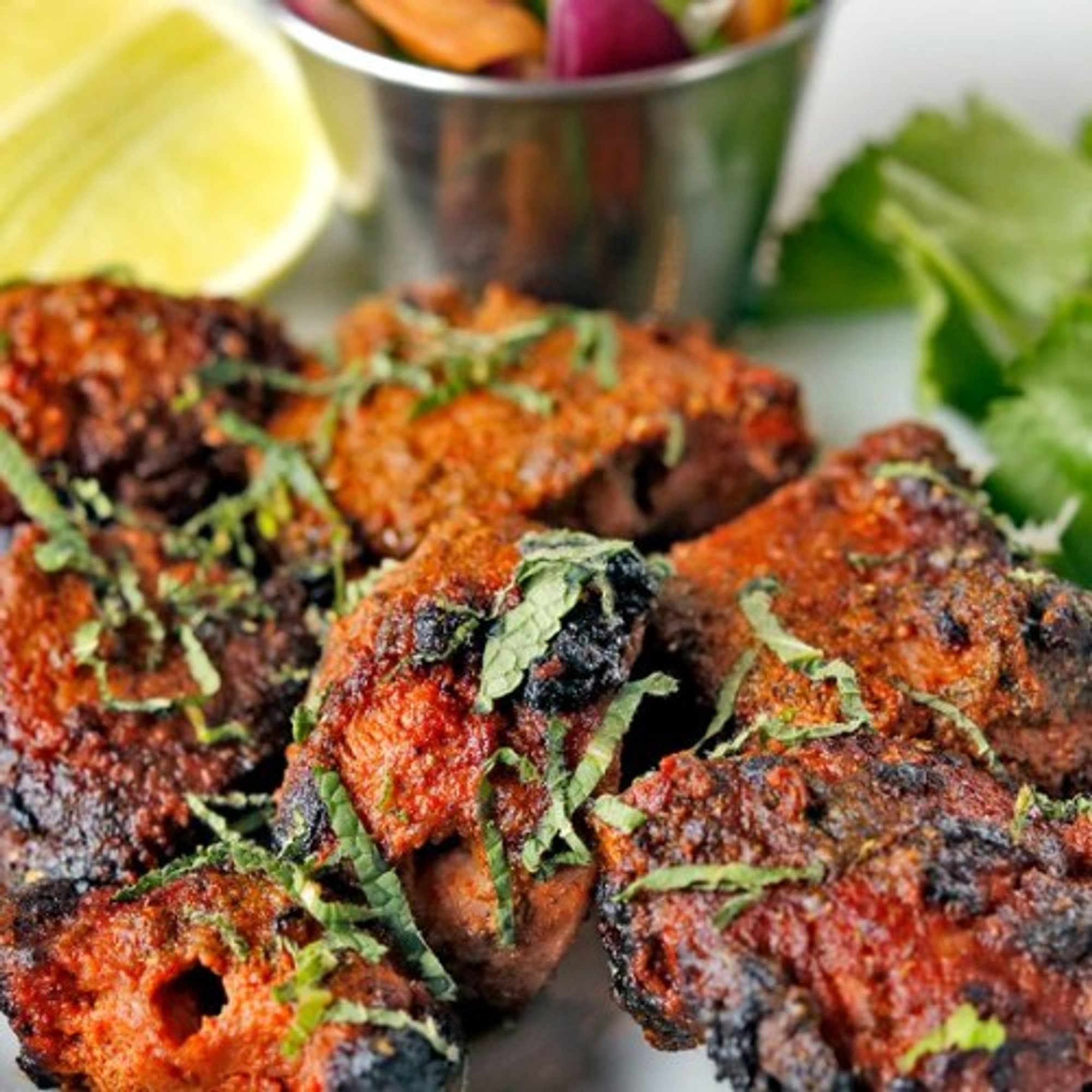 TANDOORI LAMB BOTI KEBAB DINNER
