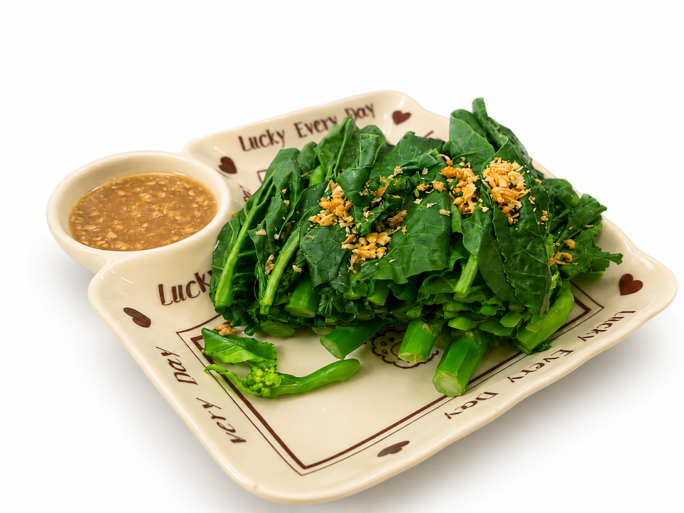 Steamed Chinese Broccoli