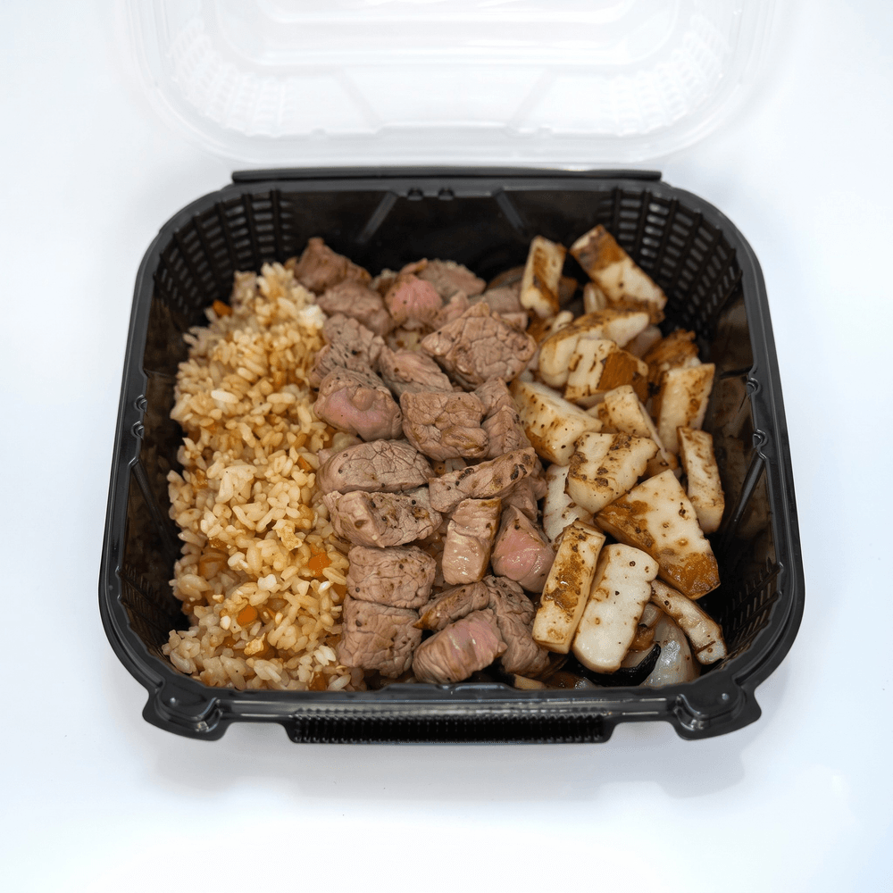 New York Steak & Calamari Entrée