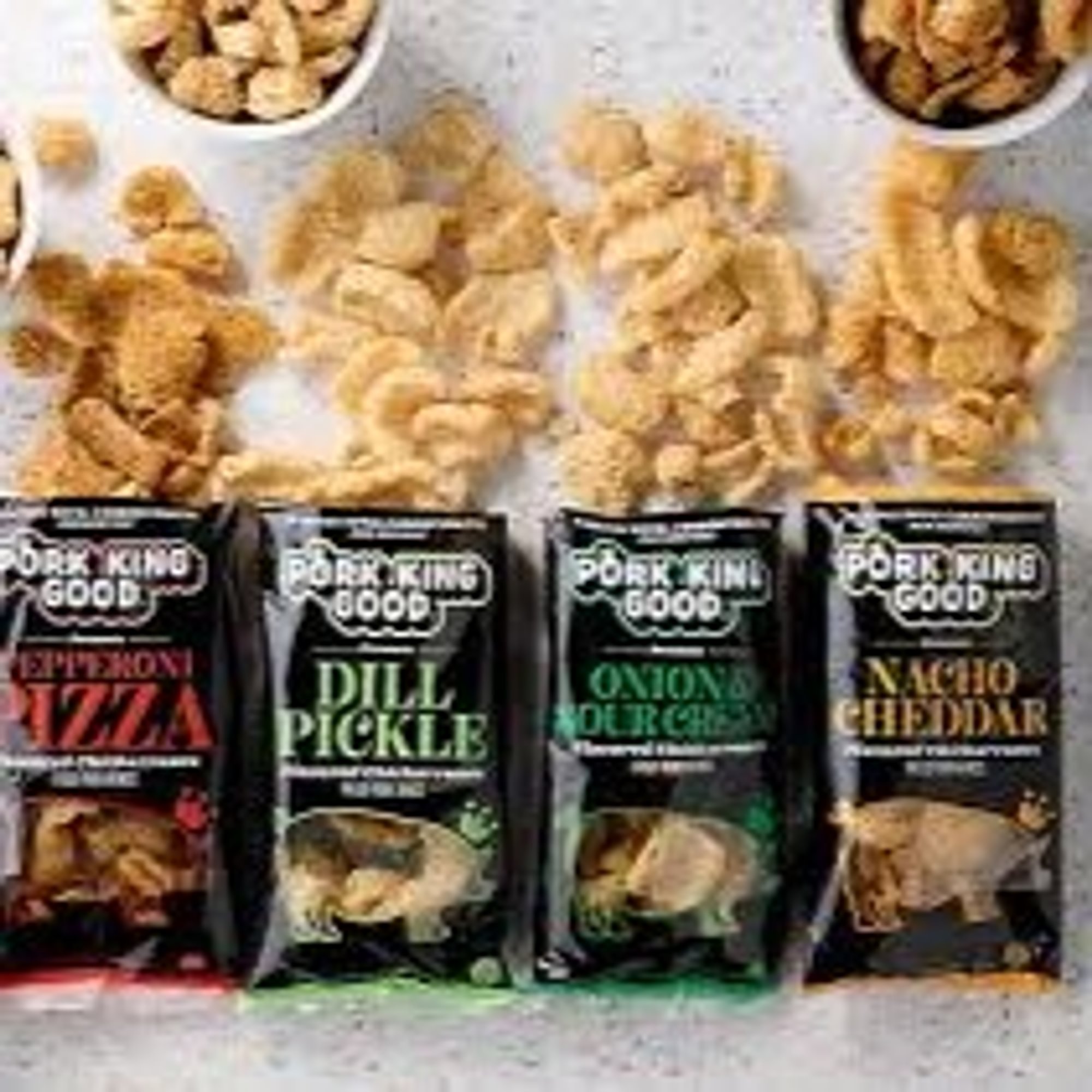 Bag of Pork King Good Pork Rinds