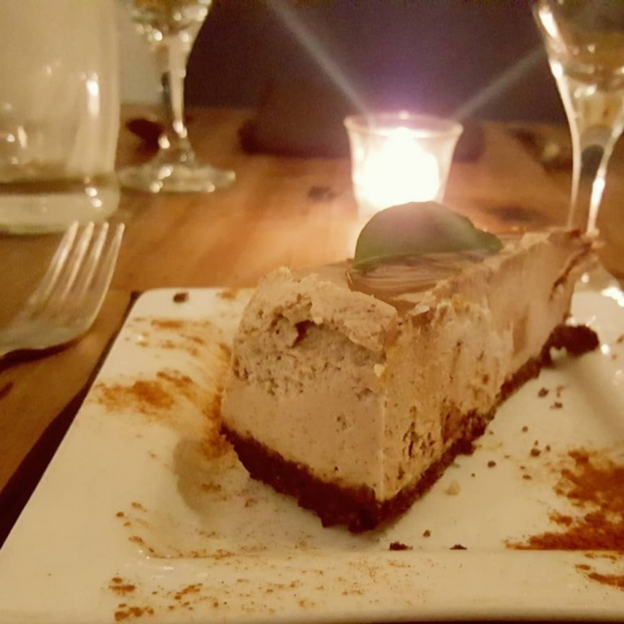 Rawdacious chocolate chai cheesecake