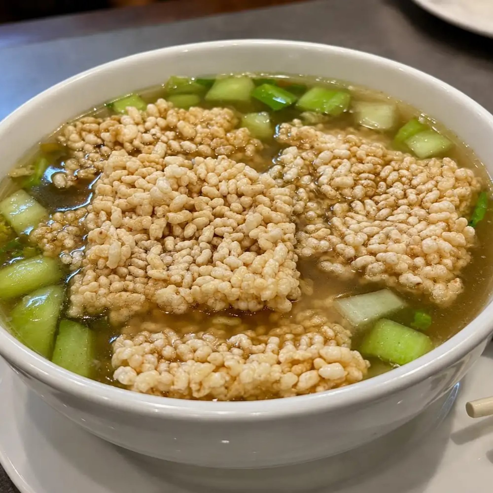 Sizzling Rice Soup