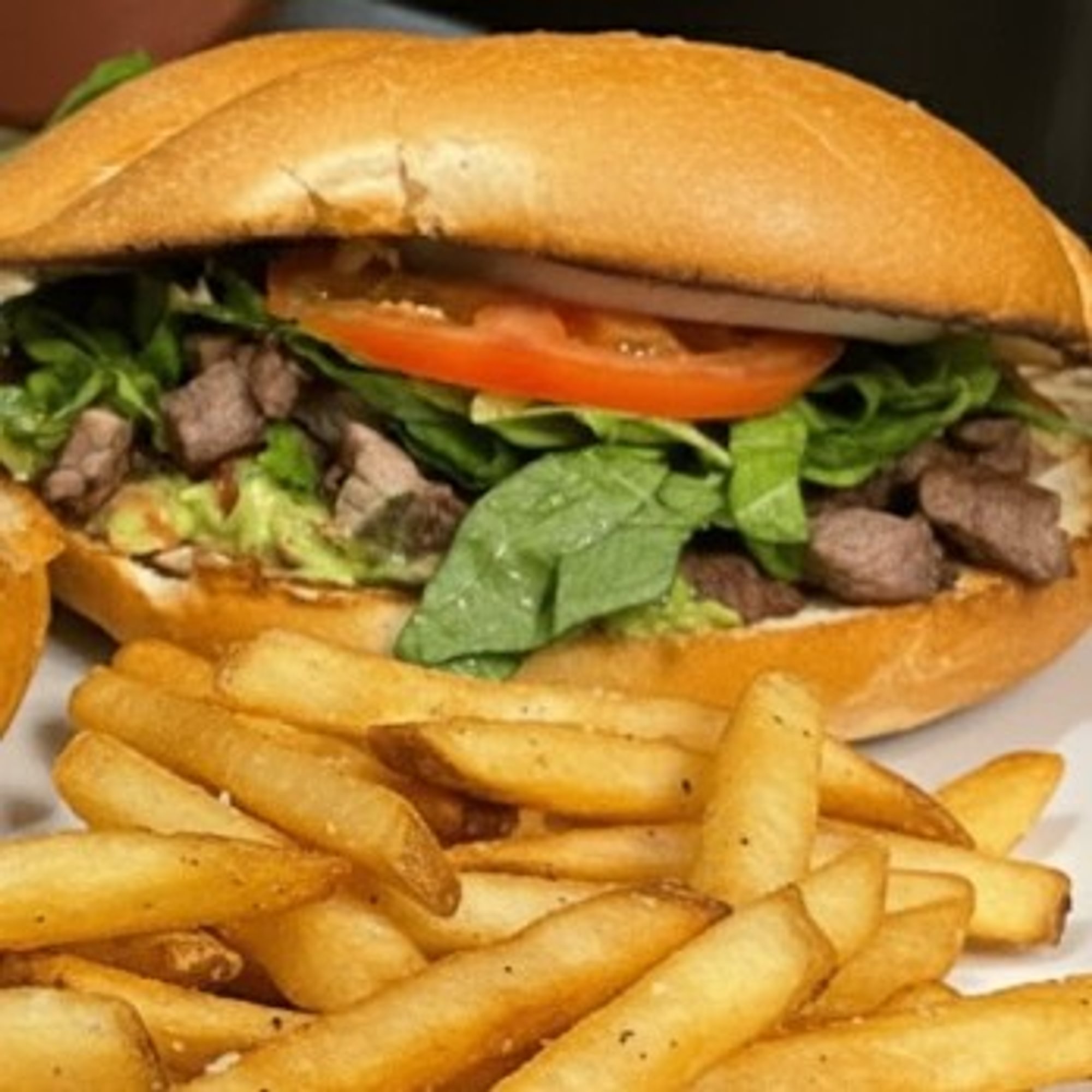 Steak Torta and Fries