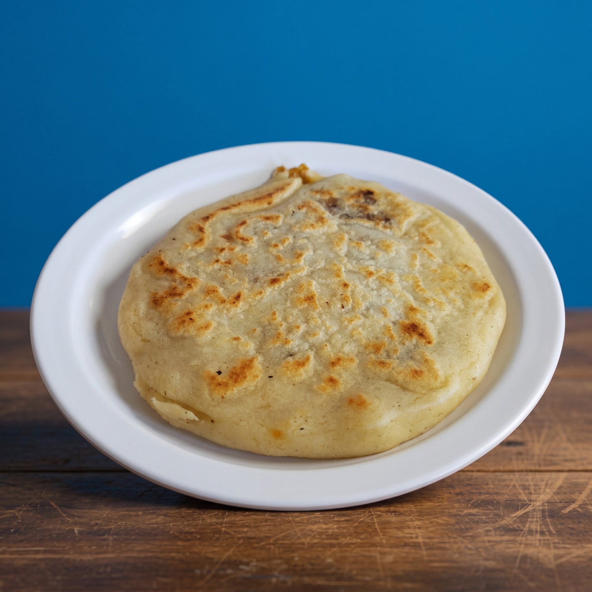 Beans, Cheese & Loroco Pupusa / Pupusa de Frijol, Queso y Loroco