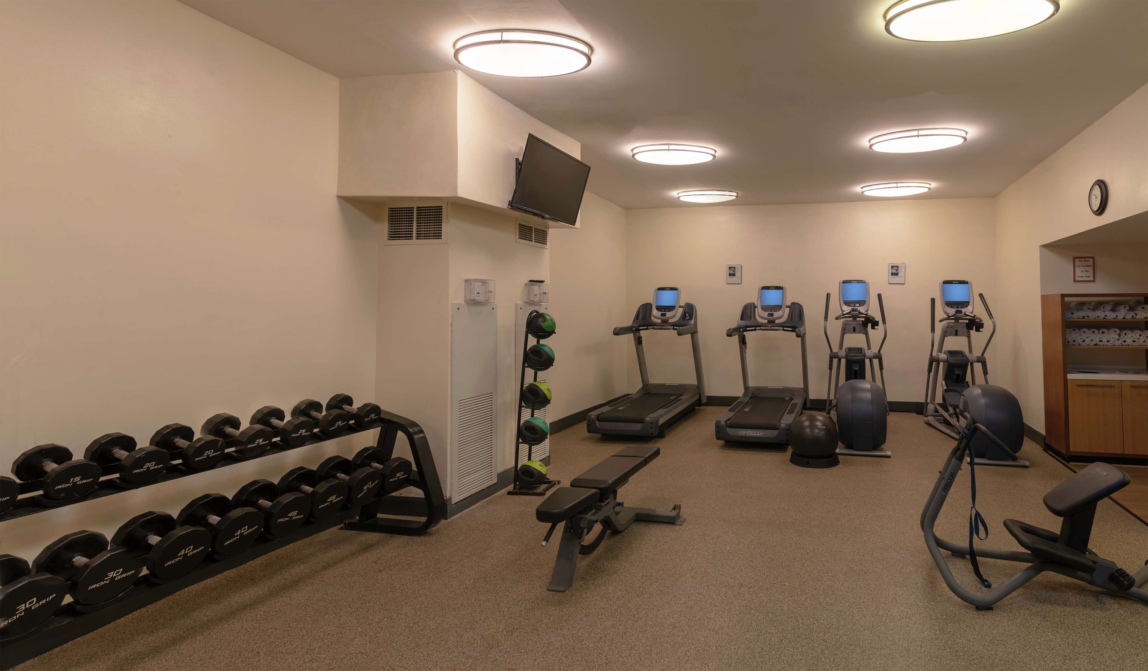 Health club  fitness center  gym