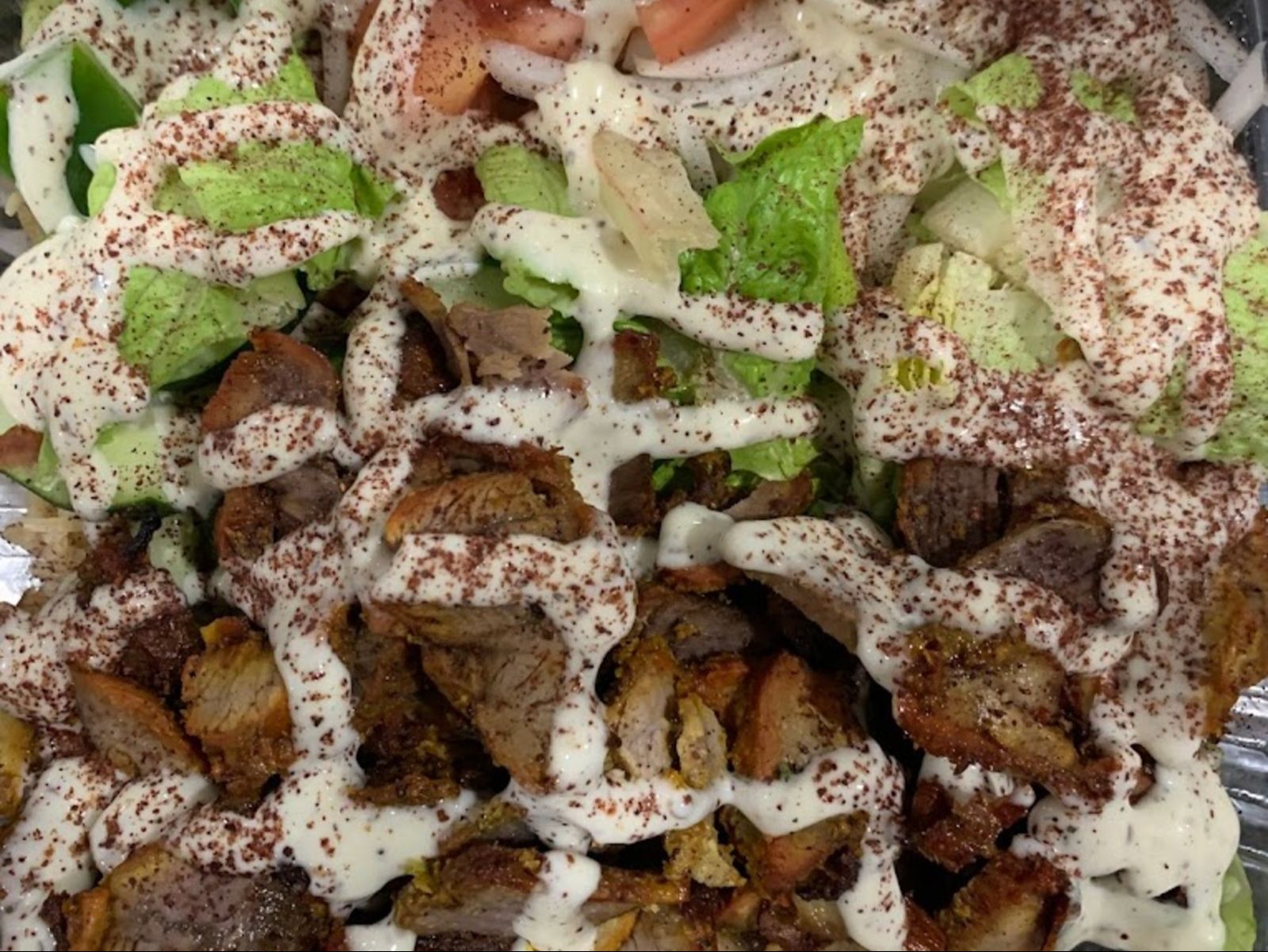 Lamb Tikka Over Rice