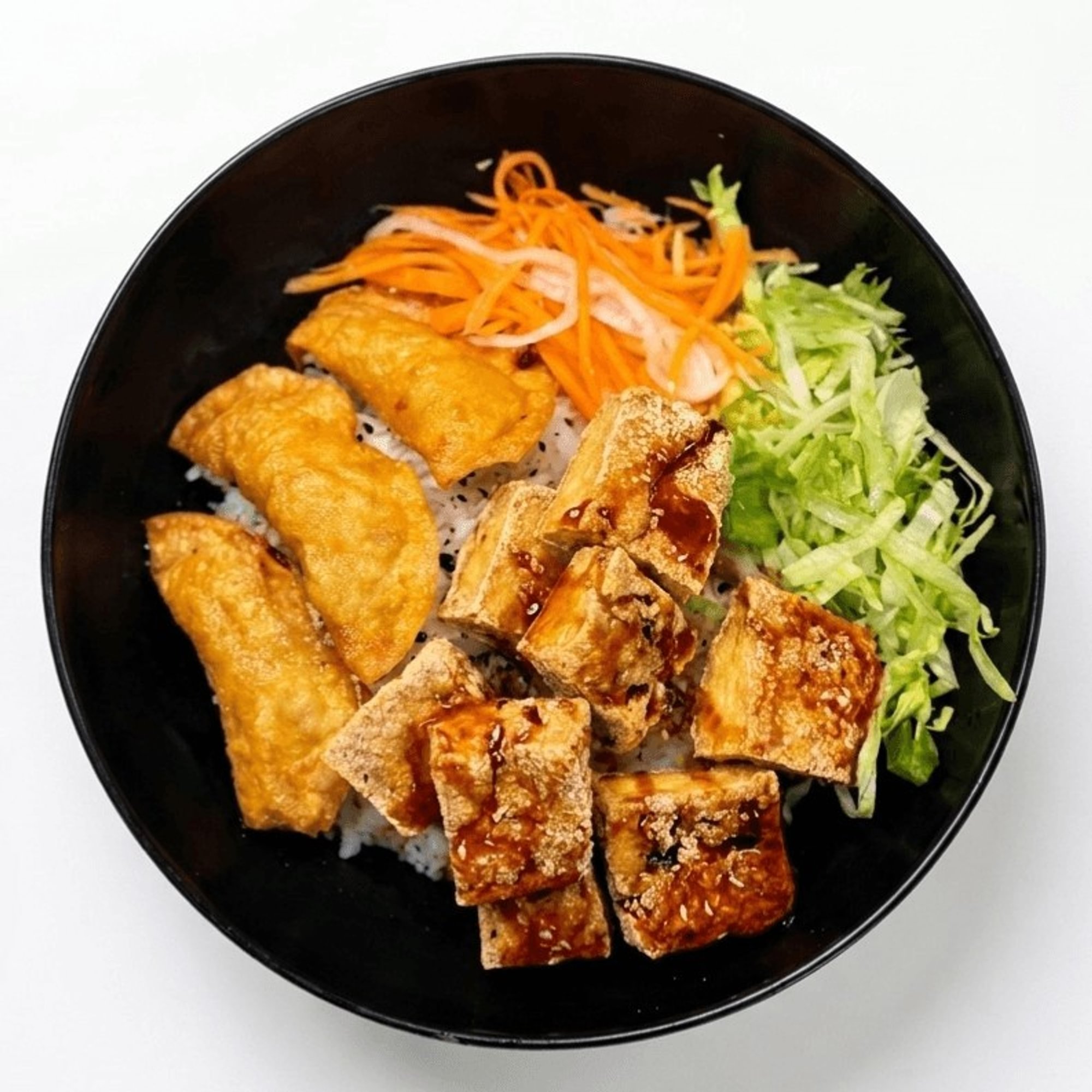 Fried Tofu Rice Combo