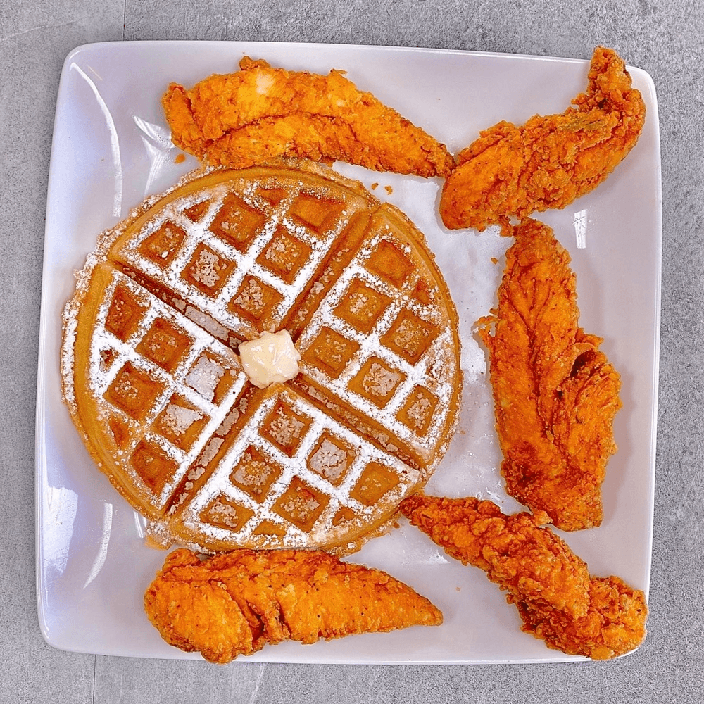 5 Tenders & 1 Waffle