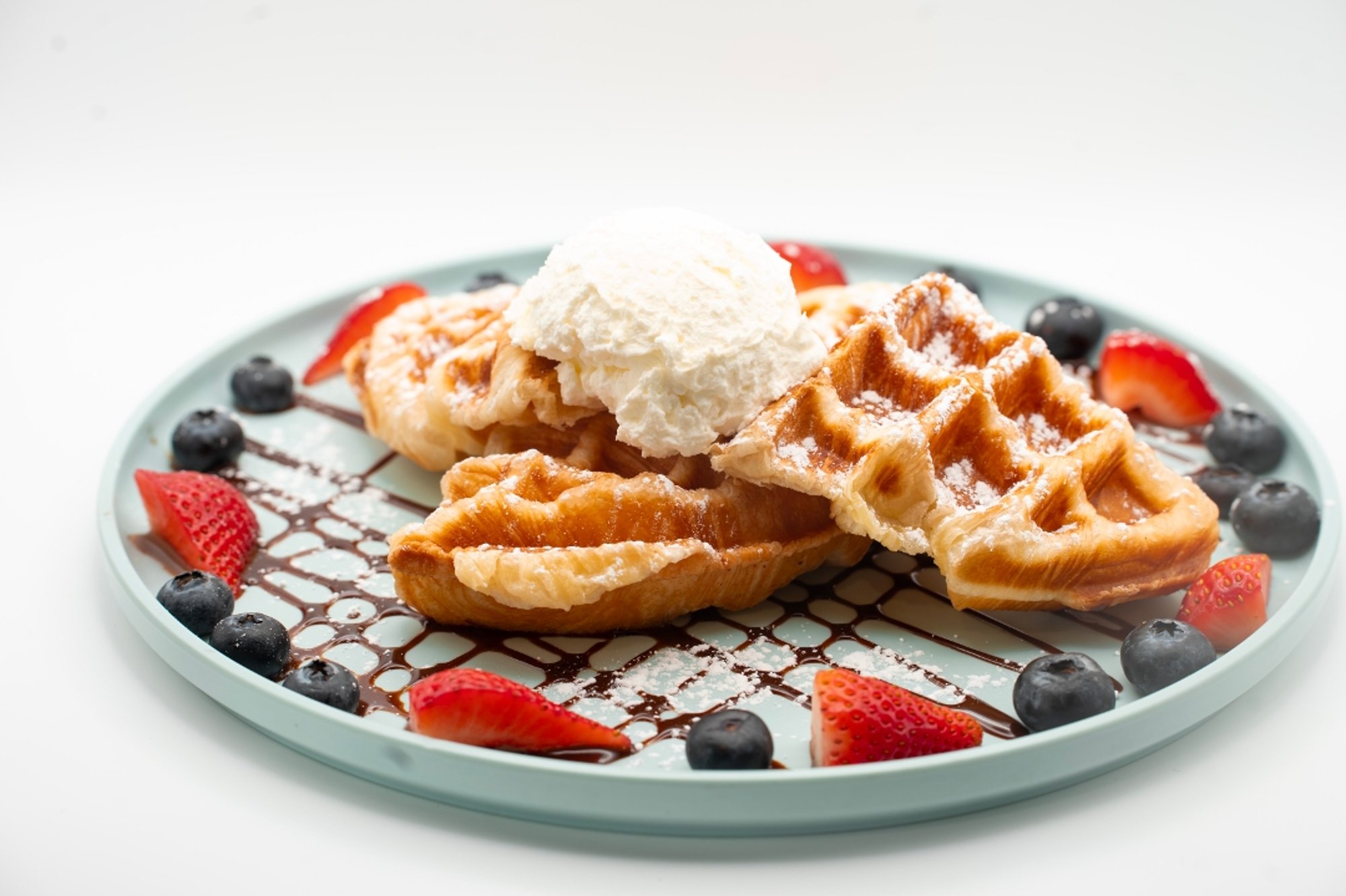 Croffle w/ Mixed Berries