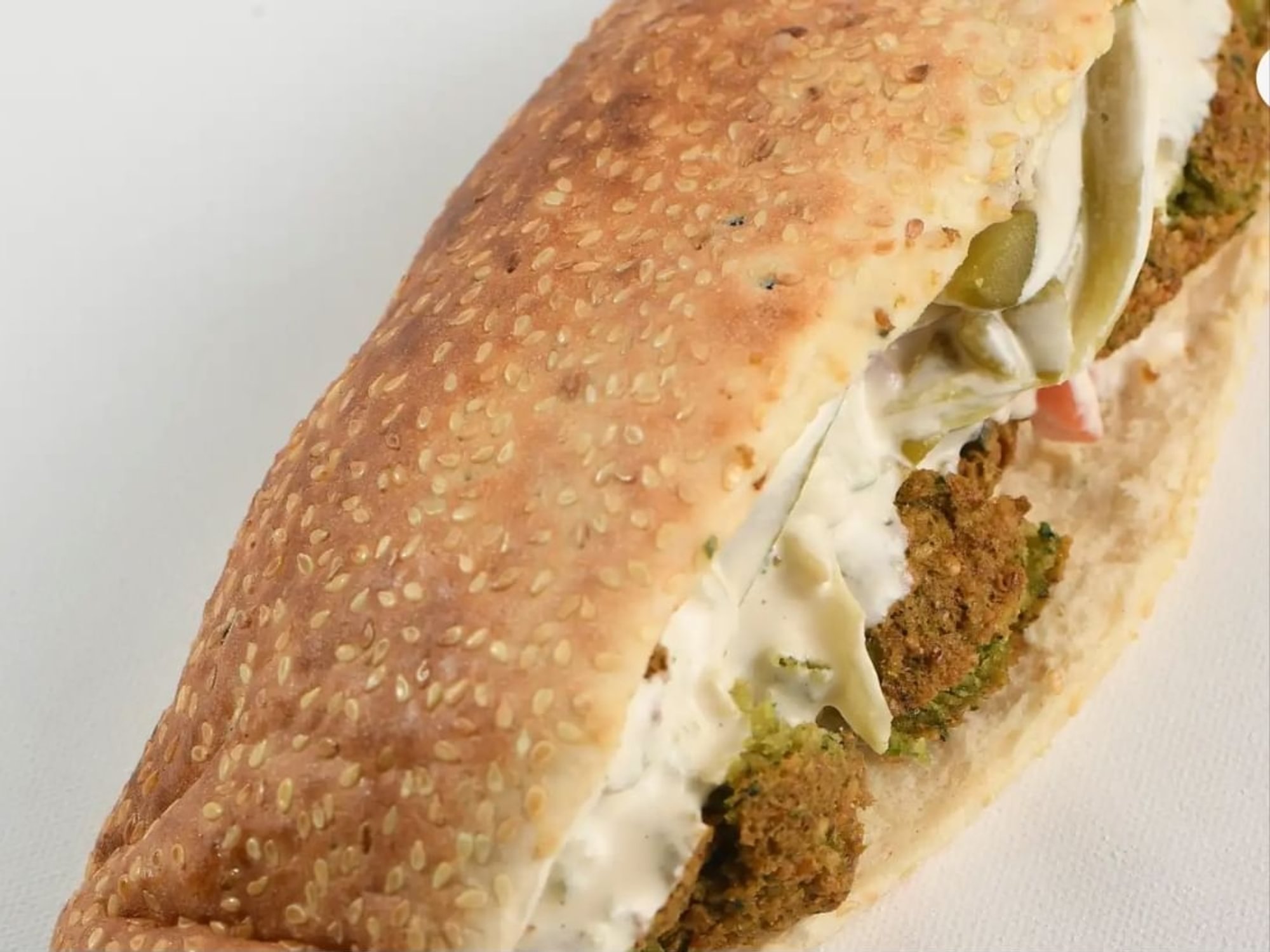 Sesame Falafel Sandwich