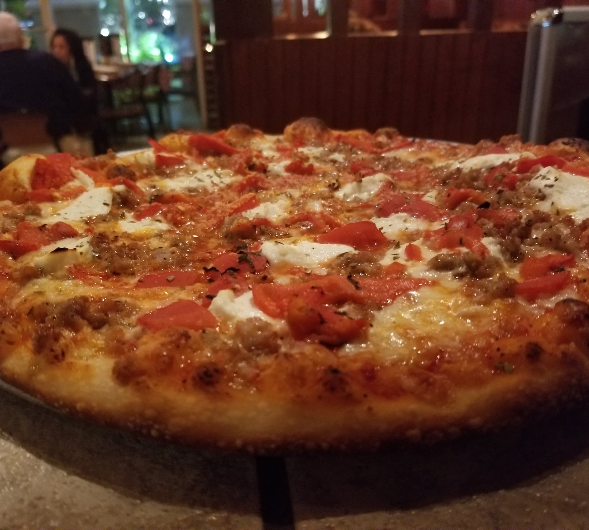 Meat lovers pizza