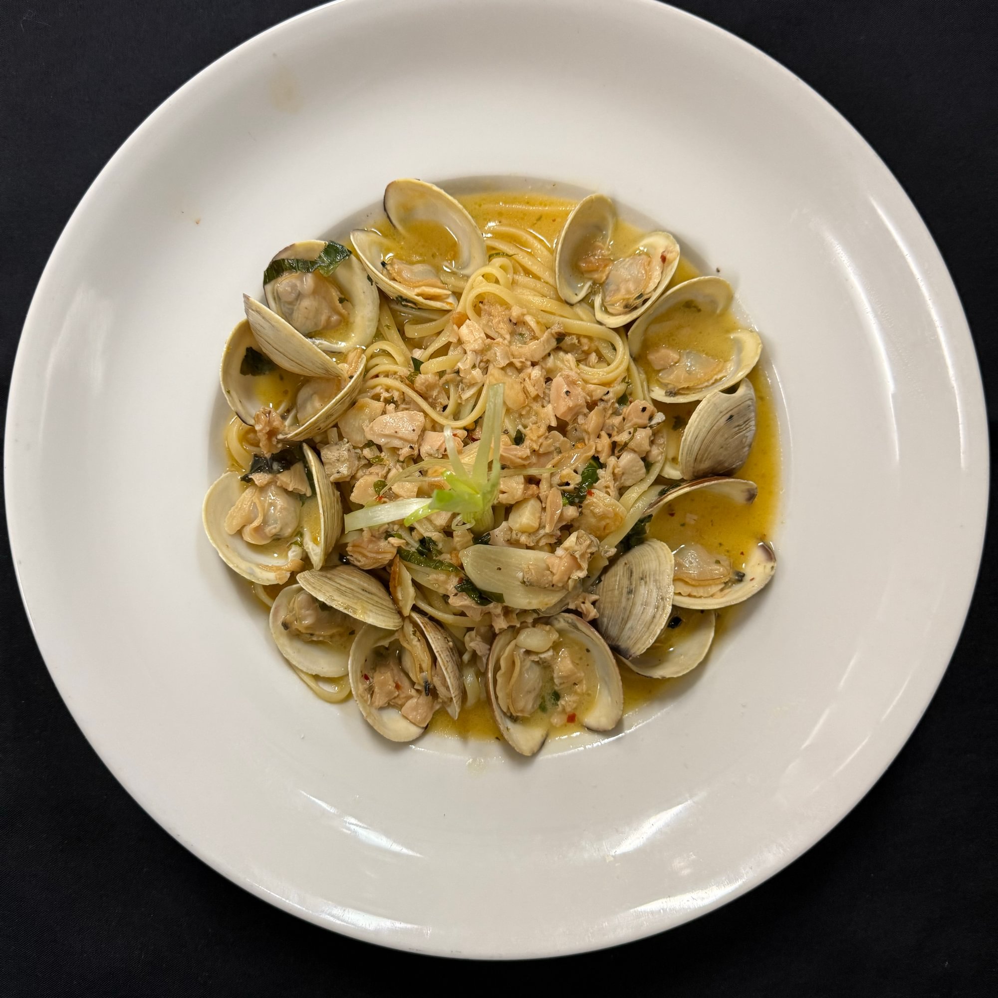 Linguini Clams Lunch