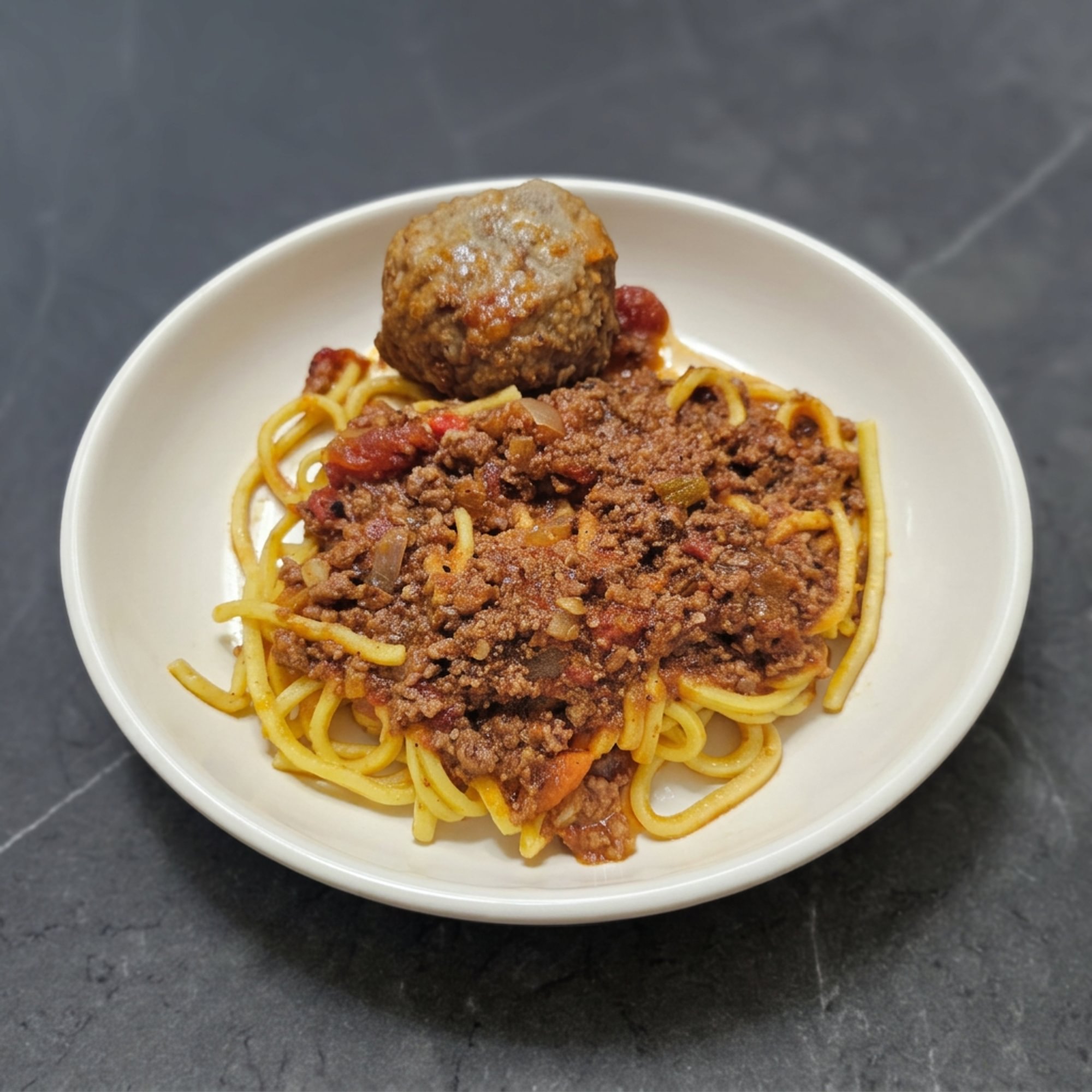 Kids Spaghetti Bolognese and Meatball